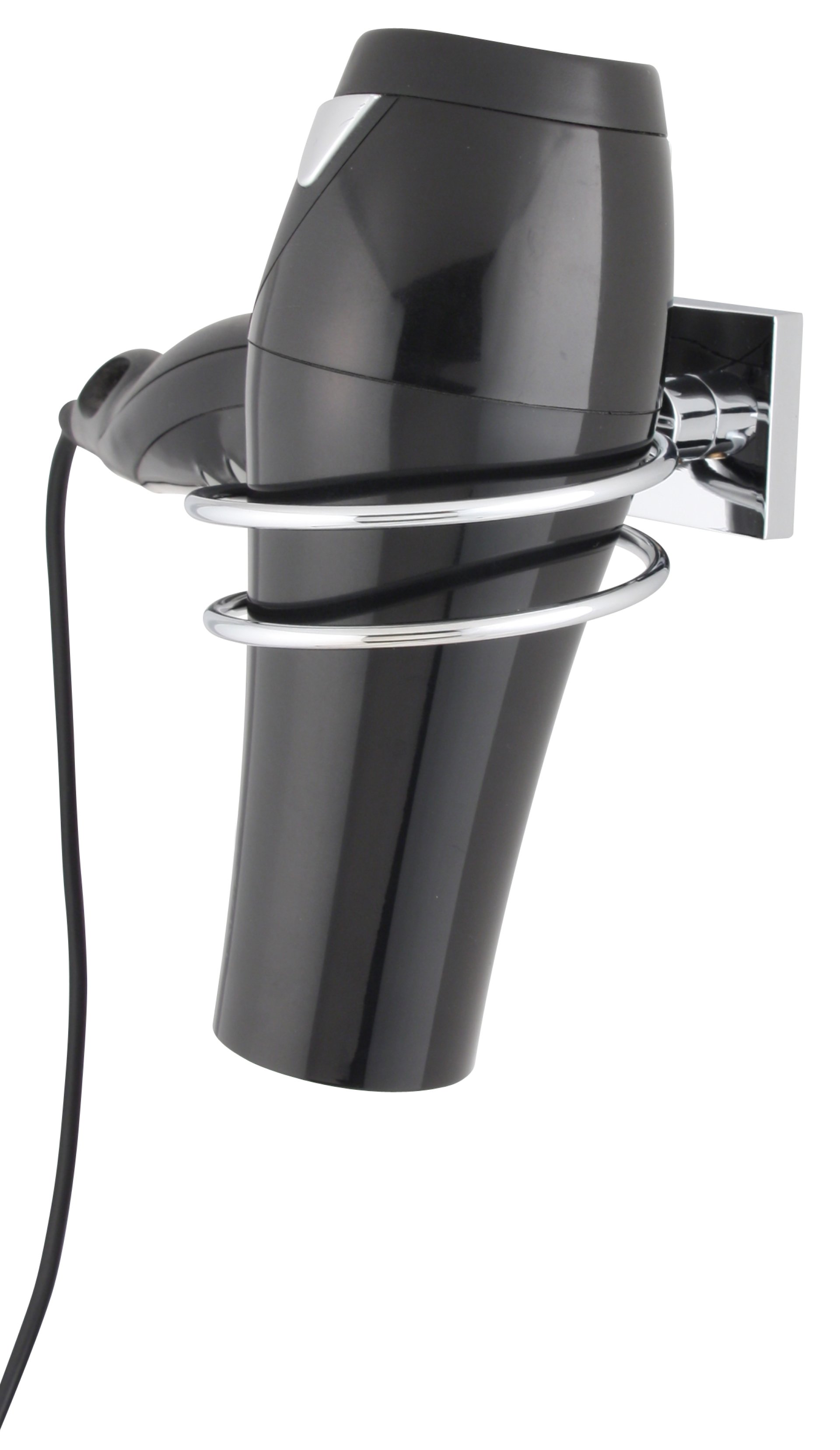 Fackelmann MARE Fönhalter, Chrom glänzend