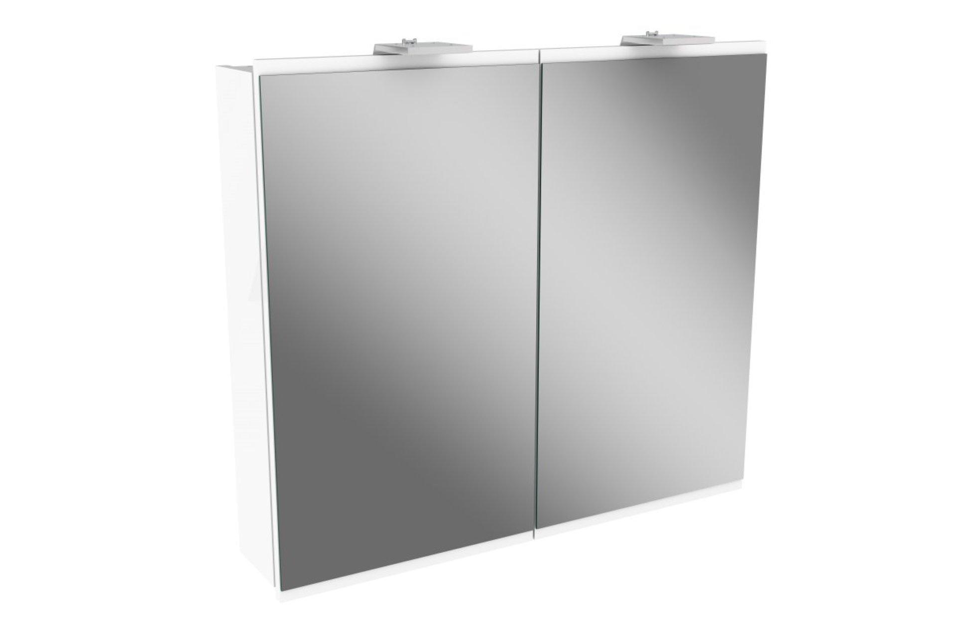 Fackelmann LIMA LED Spiegelschrank 80 cm, Weiß