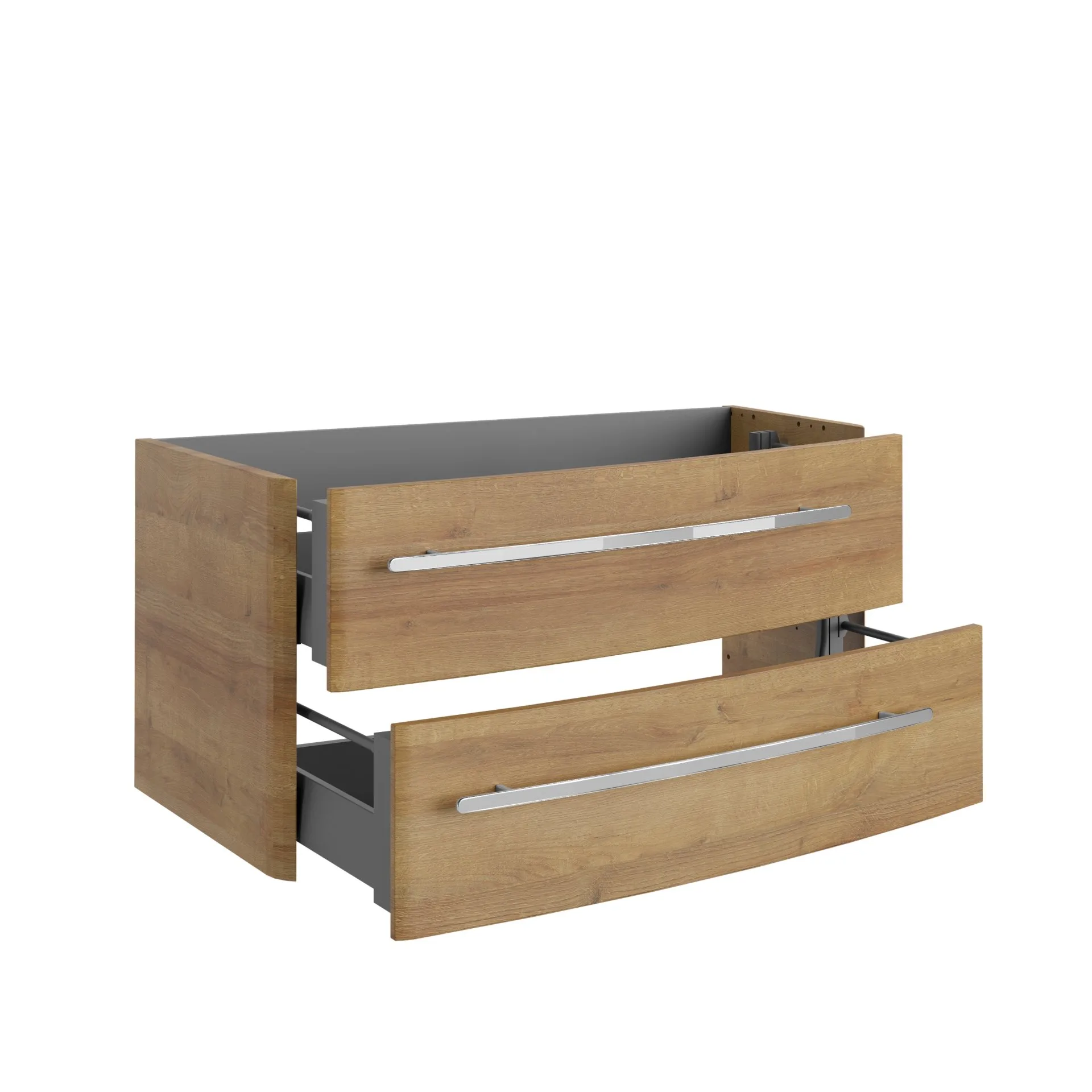 Lanzet Classico Waschtischunterschrank 100cm Hellbraun, rechts
