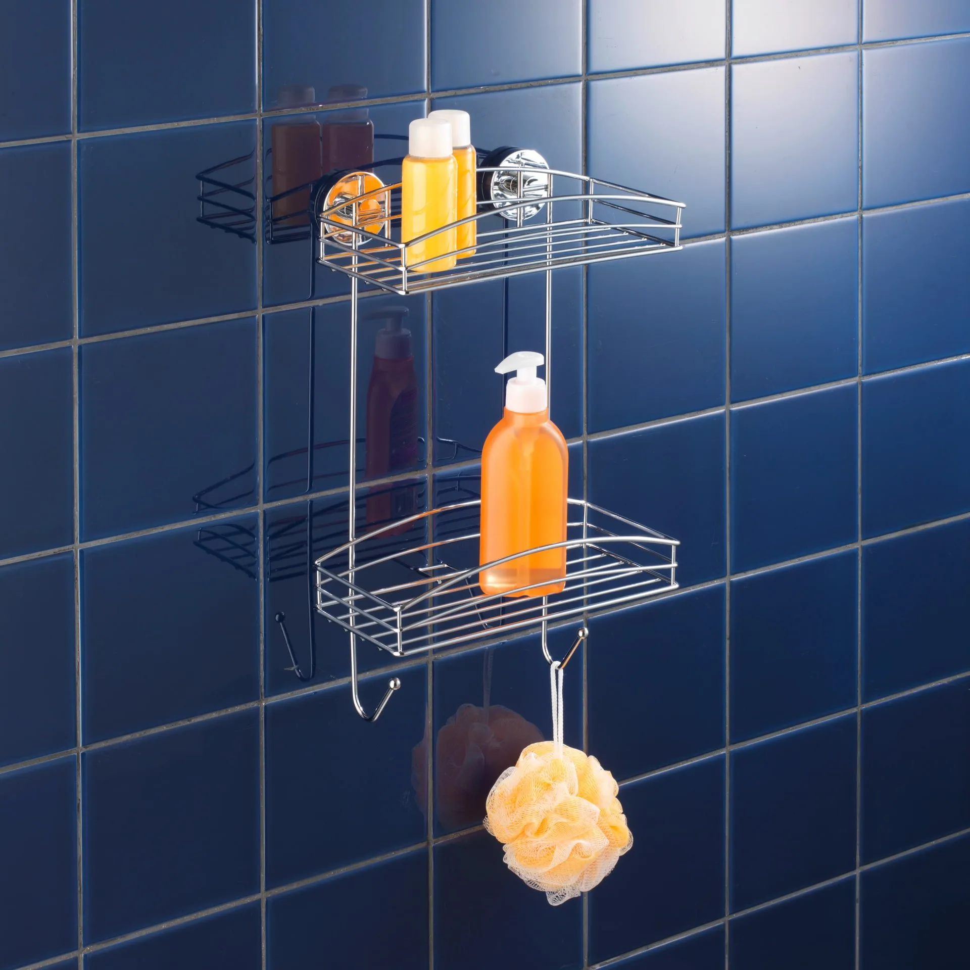 WENKO Duschablage, Chrom glänzend, Vacuum-Loc