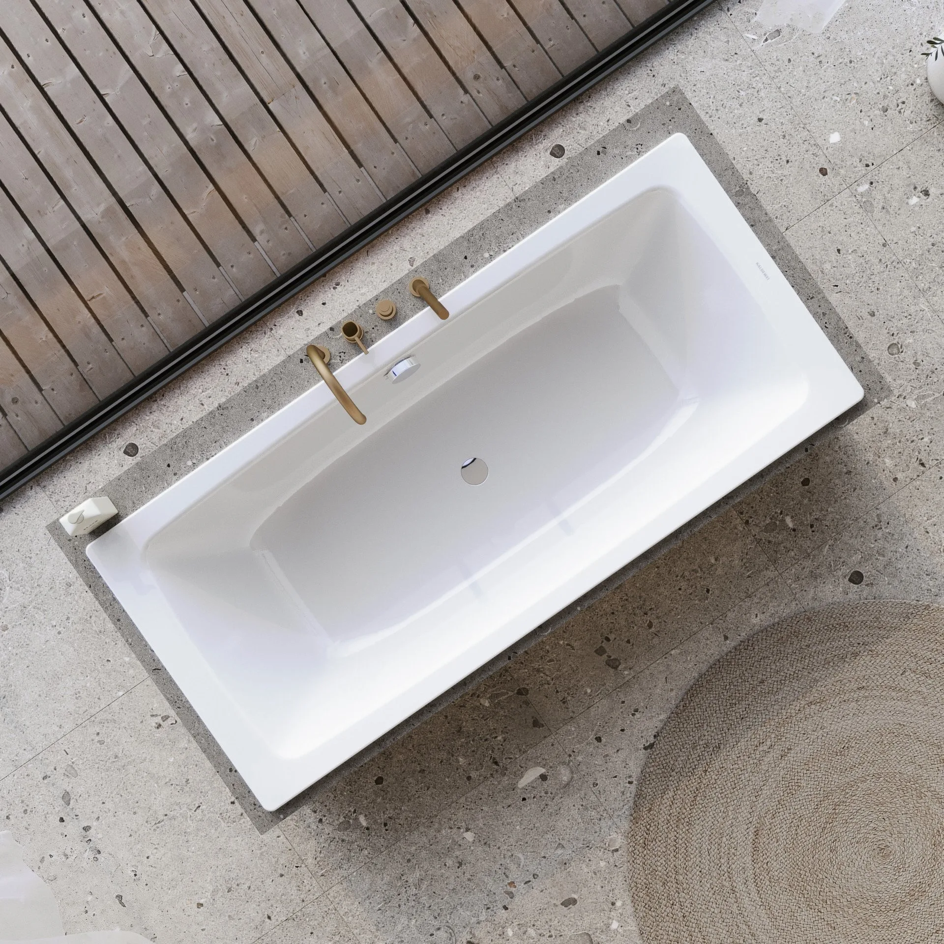 KALDEWEI CAYONO DUO Badewanne 180 cm breit, Weiß, Mod. 725