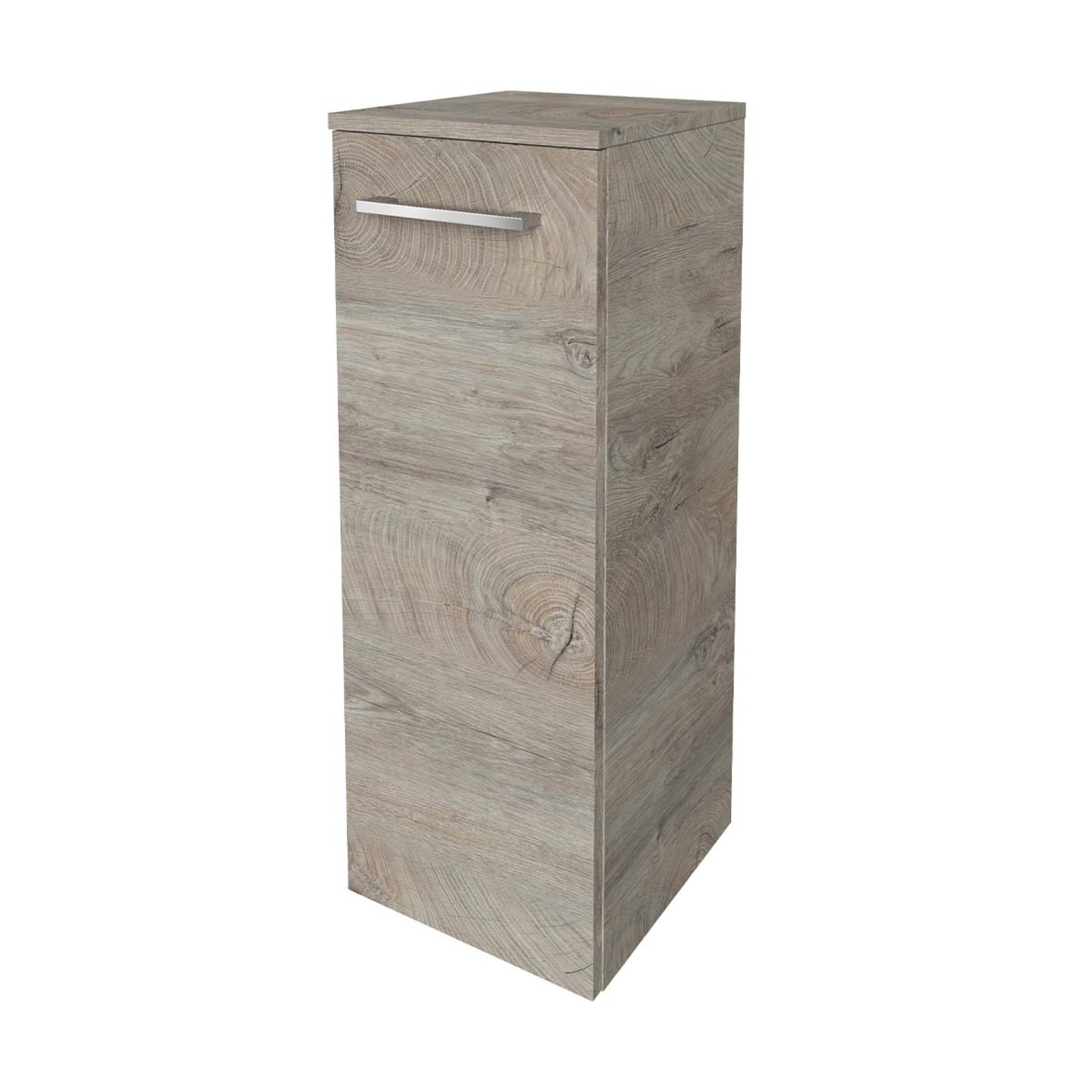 FACKELMANN B.STYLE Midischrank 30 cm breit, Braun, Türanschlag rechts