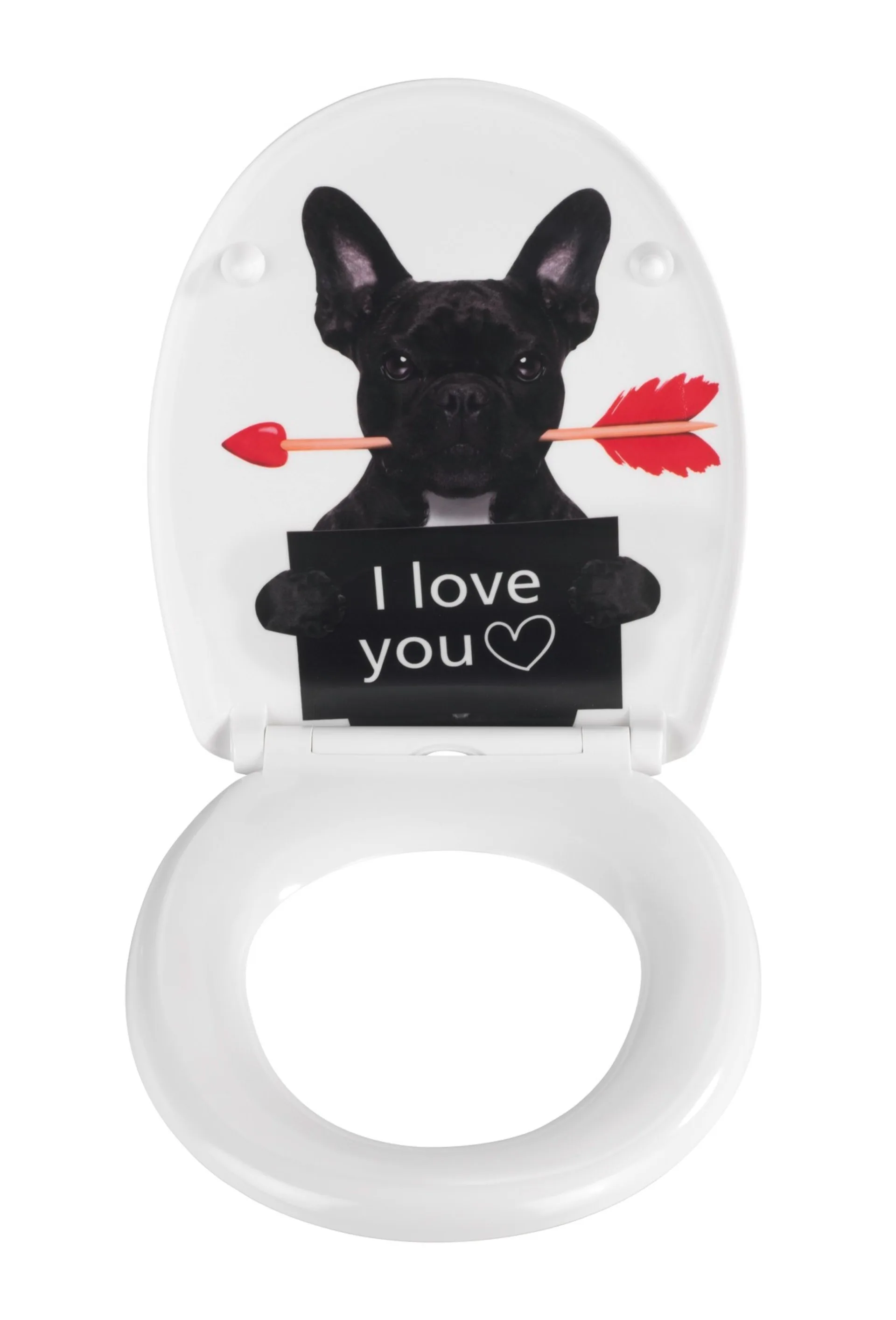 WENKO GUILTY DOG WC-Sitz, Duroplast, mit Absenkautomatik