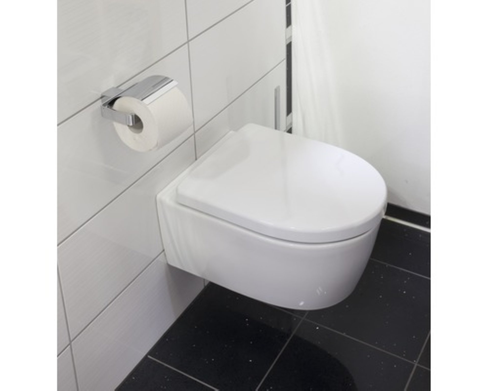 GEBERIT ICON WC-Sitz, Weiß, mit Deckel überlappend