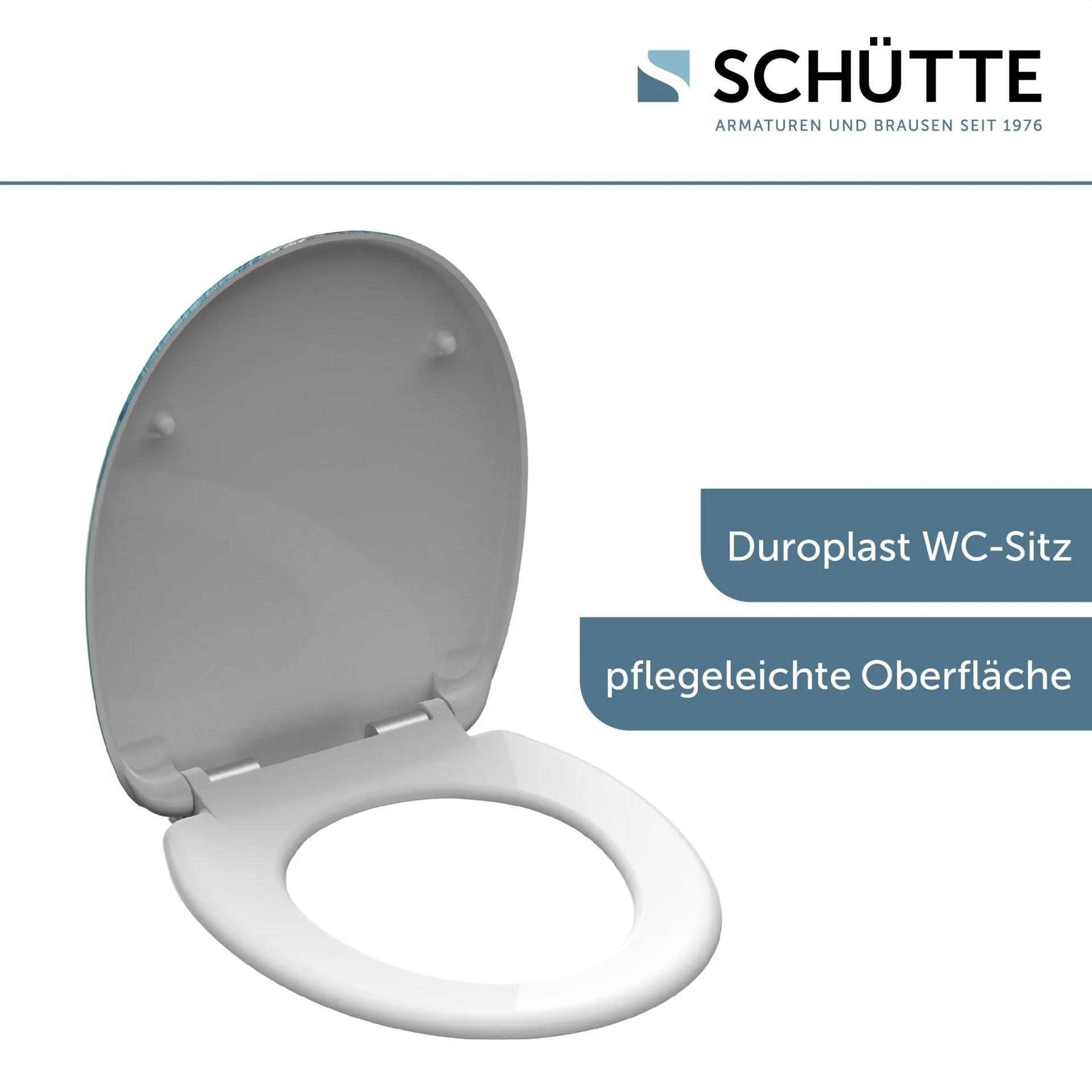 SCHÜTTE SAILING WC-Sitz, Kunststoff, mit Absenkautomatik