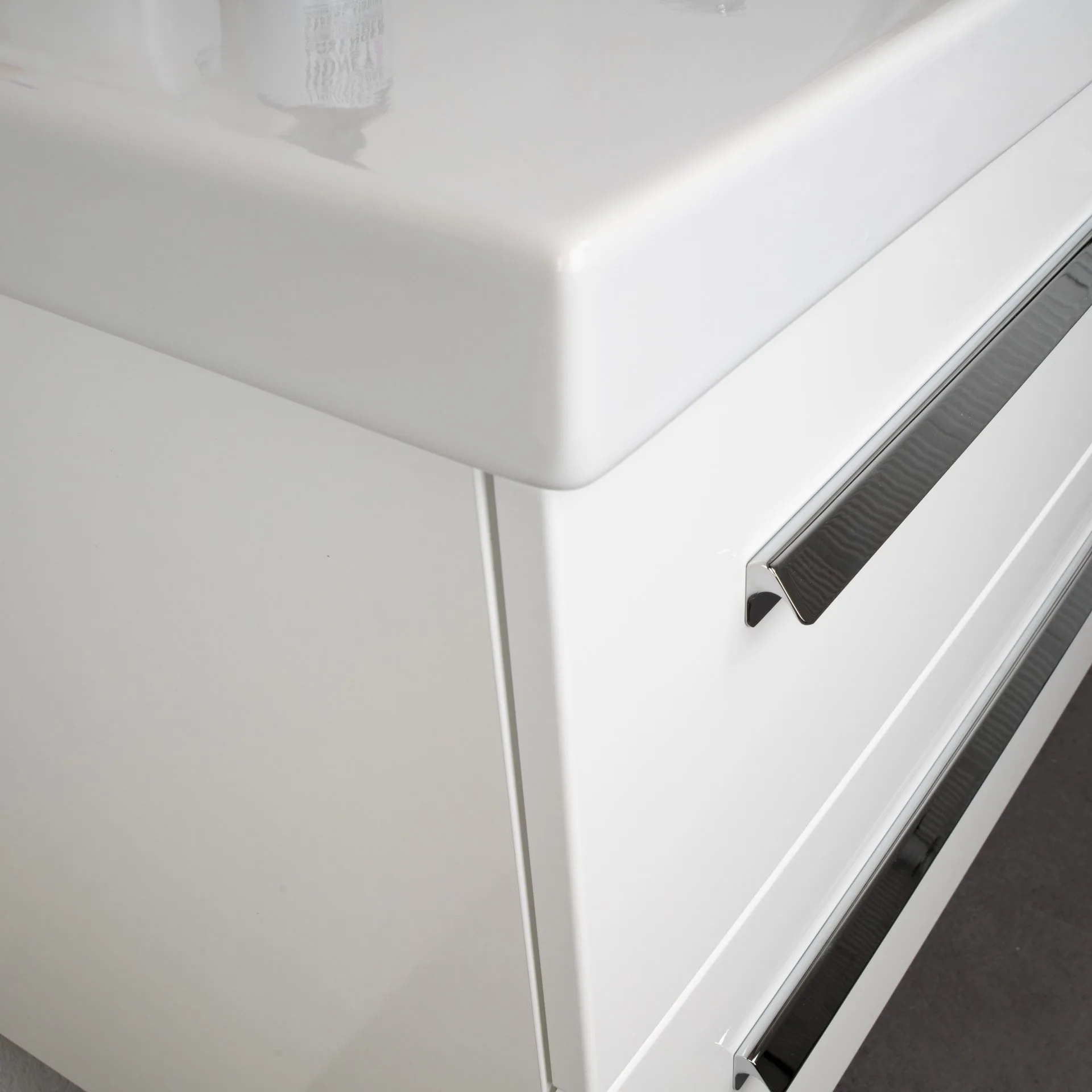 LANZET K1 Waschbeckenunterschrank 59 cm, Weiß
