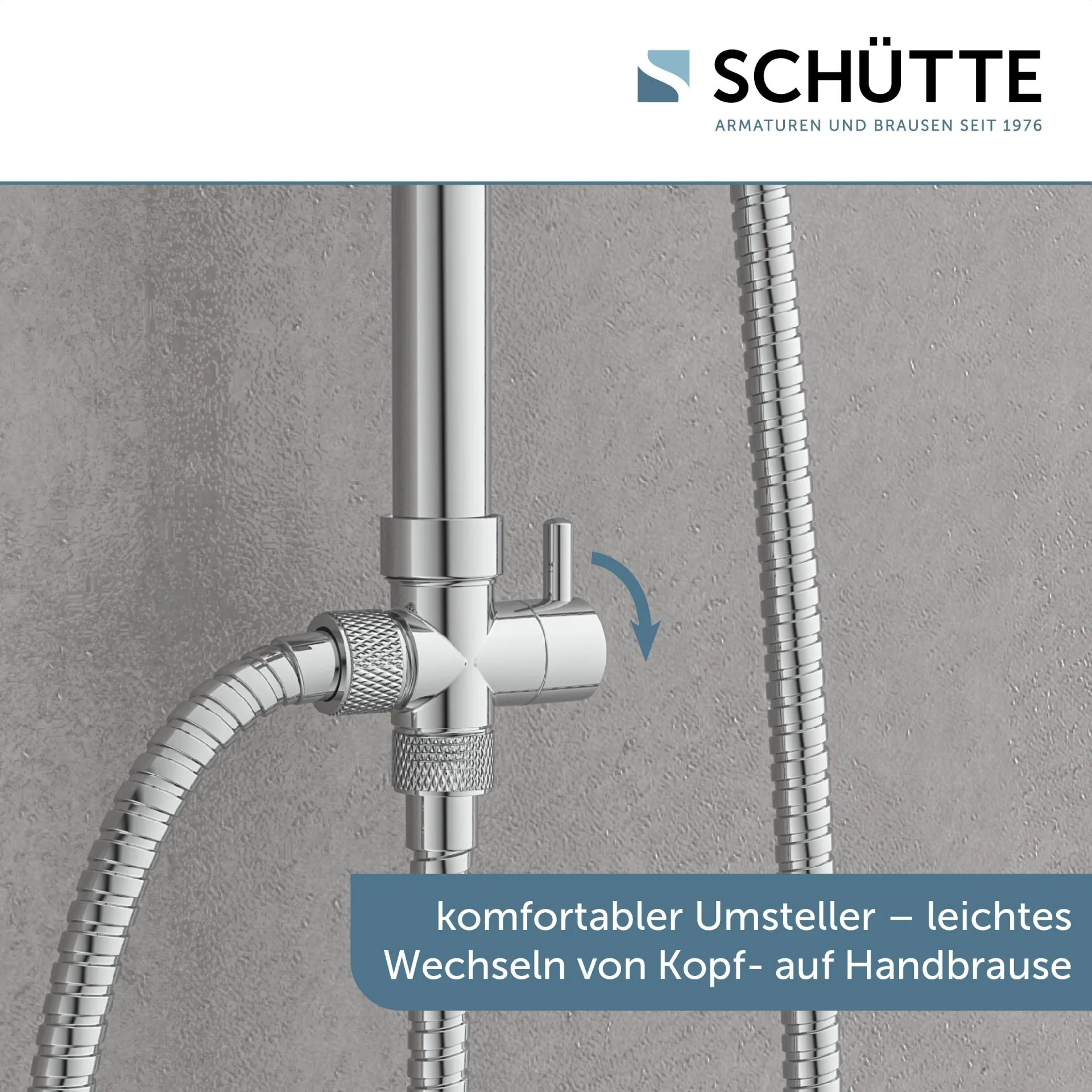 SCHÜTTE TOKYO Überkopf-Brauseset, Chrom