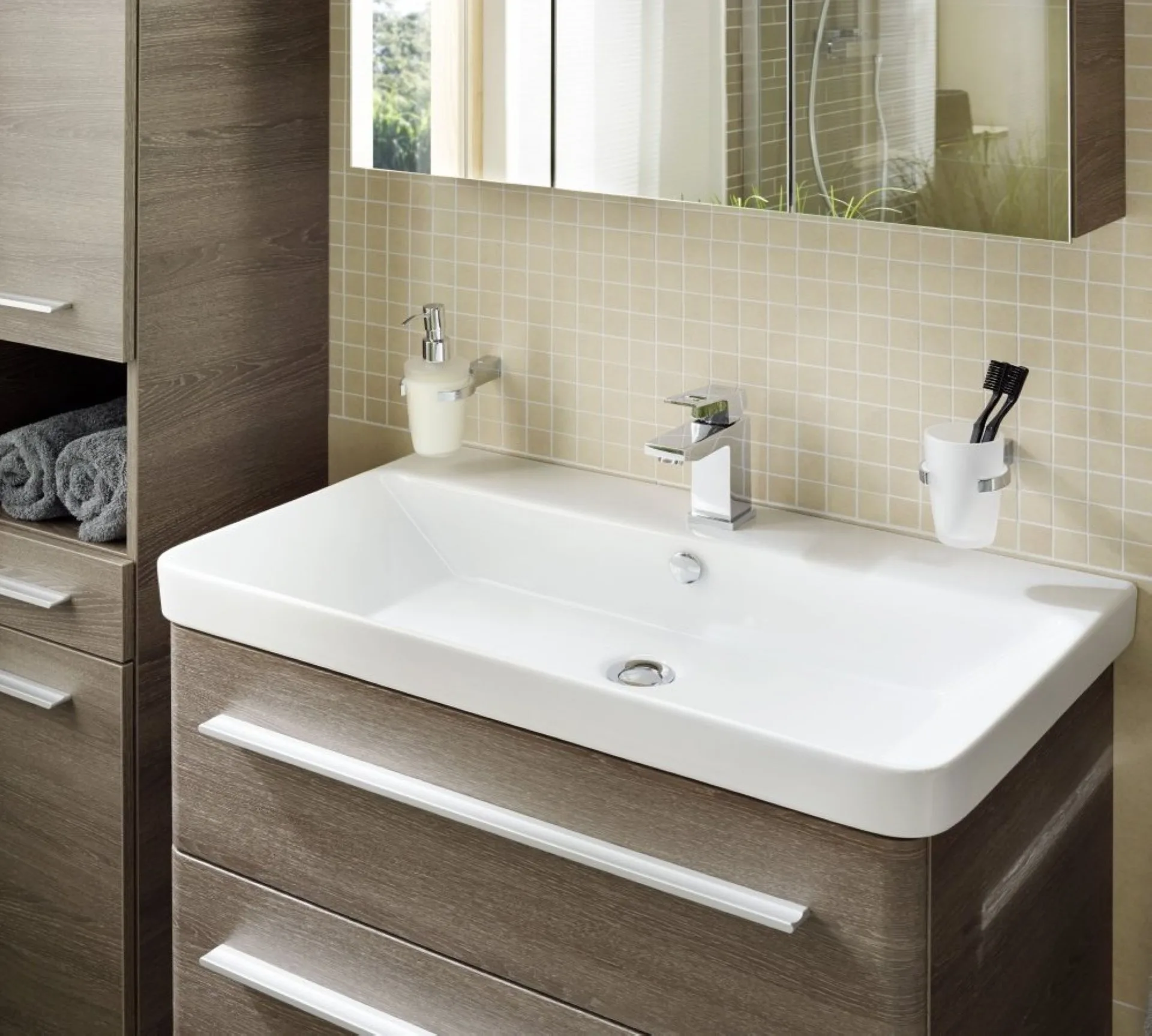 Lanzet K8 Keramik Waschbecken 80 cm