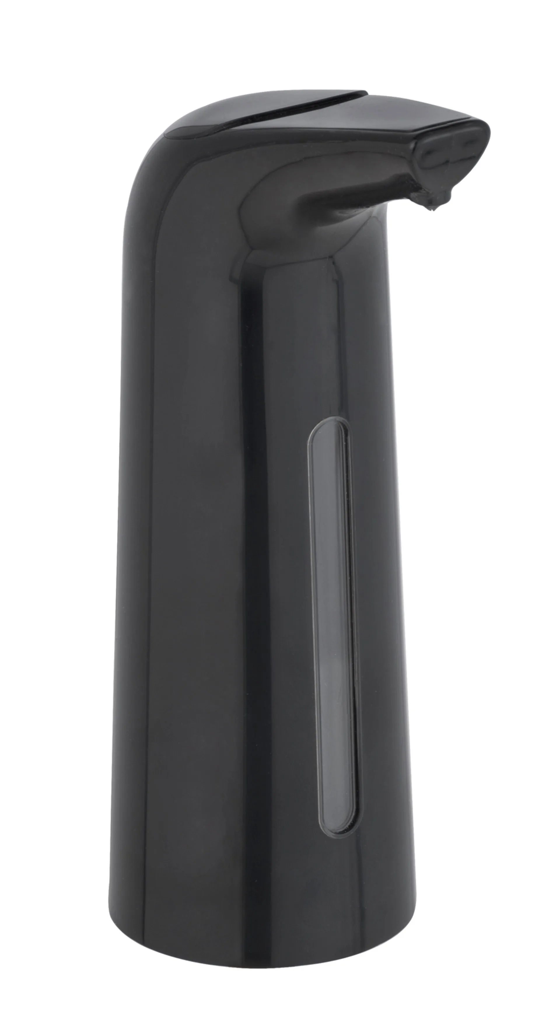 WENKO LARINO Seifenspender 400 ml, Schwarz, Desinfektionsmittelspender, mit Infrarot