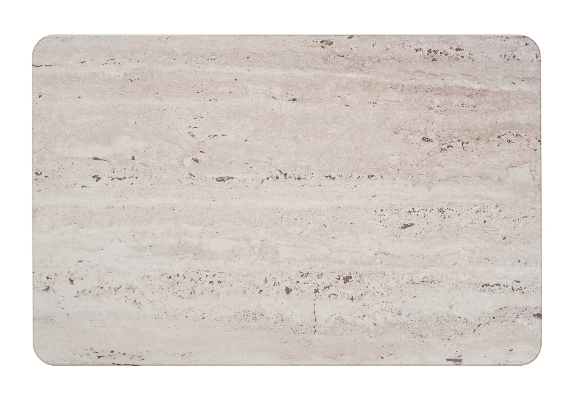 WENKO PUNA Badematte 60 x 39 cm, Grau, aus natürlichem Diatomit