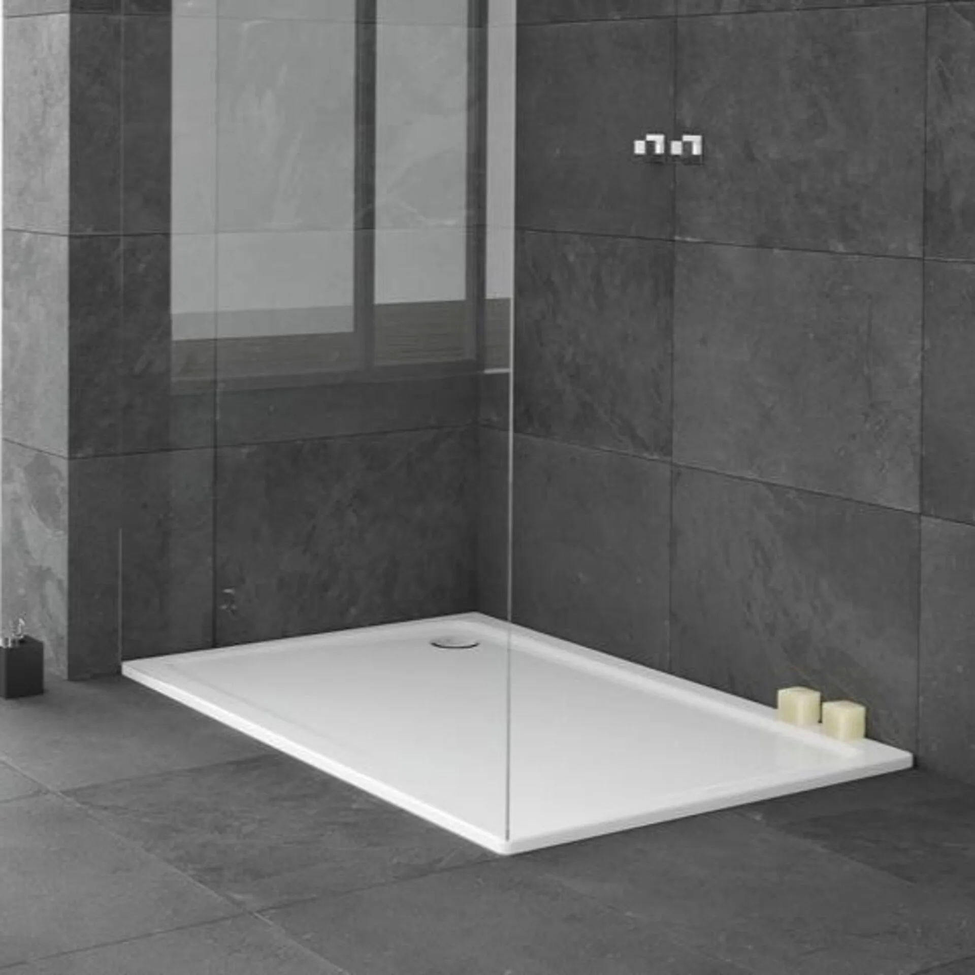KALDEWEI SUPERPLAN CLASSIC Duschwanne 90 cm breit, Weiß, Mod. 406-1