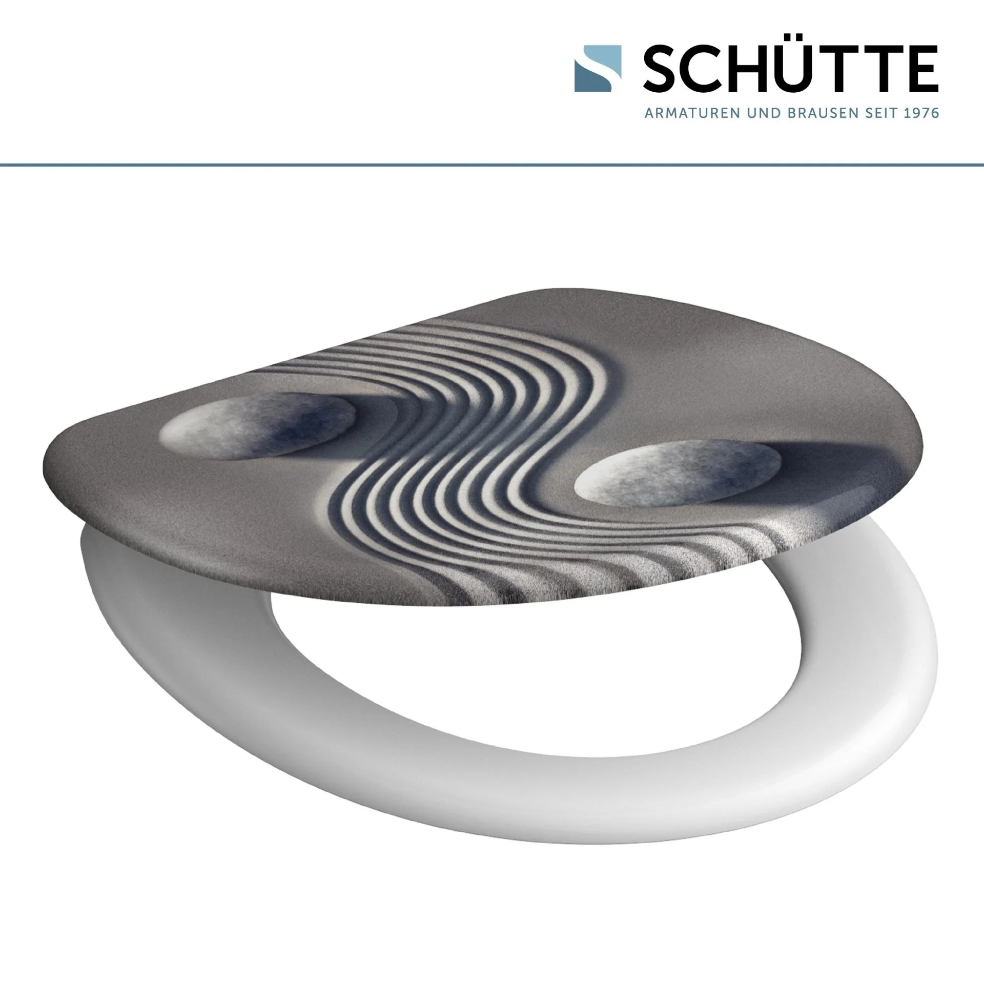 SCHÜTTE YING UND YANG WC-Sitz, Kunststoff, mit Absenkautomatik