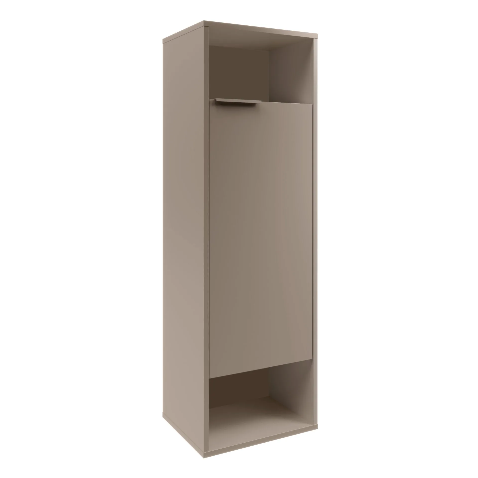 FACKELMANN B.PARIS Midischrank 40 cm breit, Grau, Türanschlag rechts