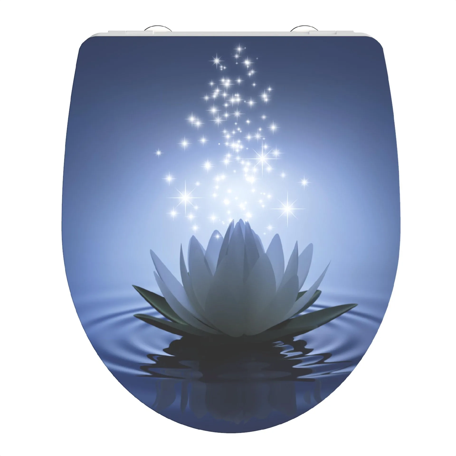 SCHÜTTE WATER LILY WC-Sitz, Kunststoff, mit Absenkautomatik und Schnellverschluss