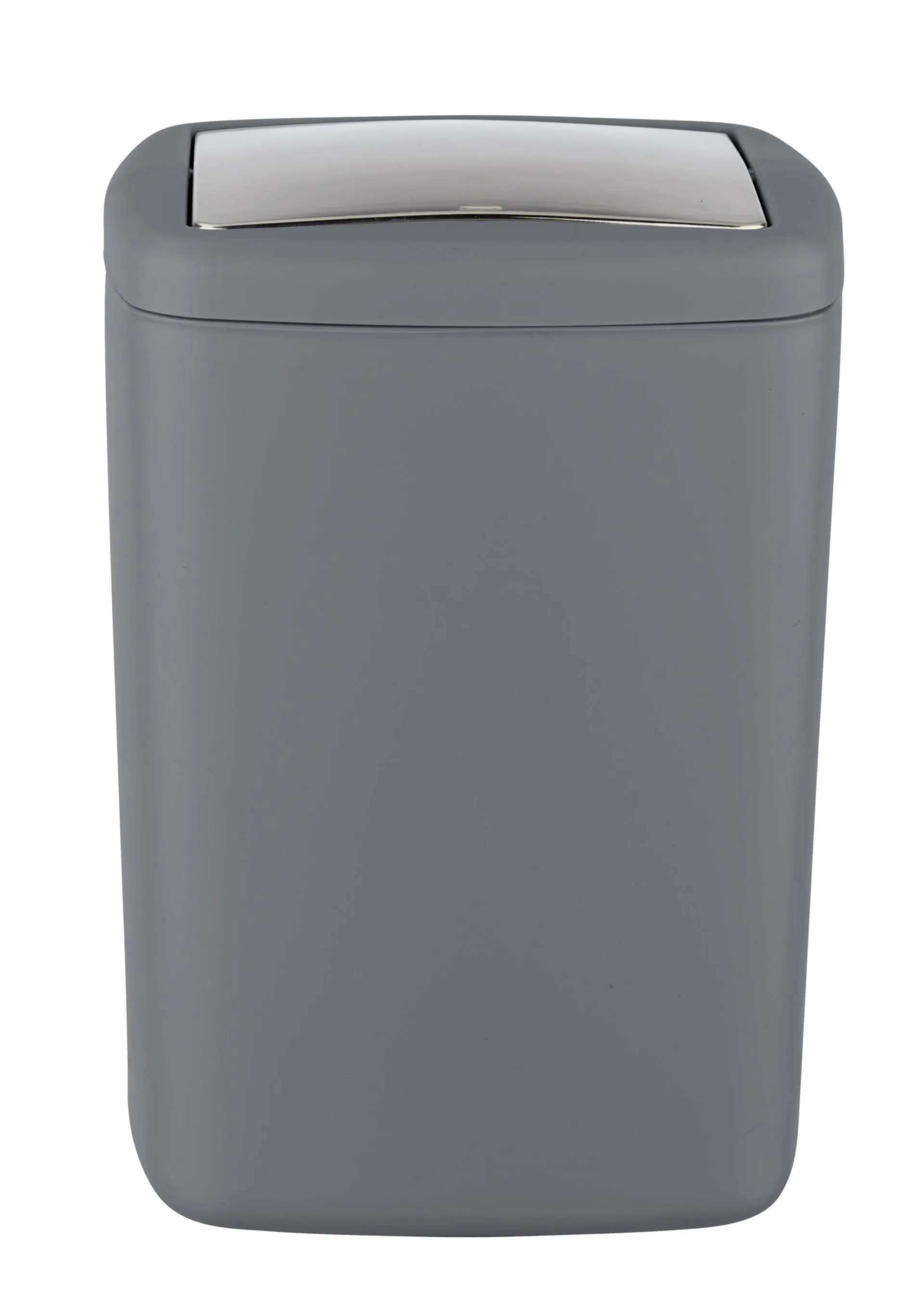 WENKO BARCELONA Kosmetikeimer 8,5 Liter, Grau, Spezialkunststoff, absolut bruchsicher