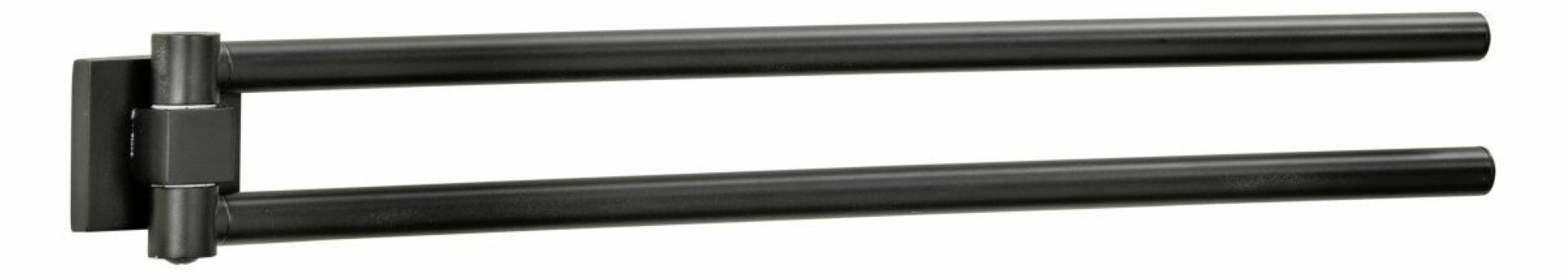 FACKELMANN NEW YORK Accessoire Set, Schwarz, Handtuchhalter, Handtuchhaken