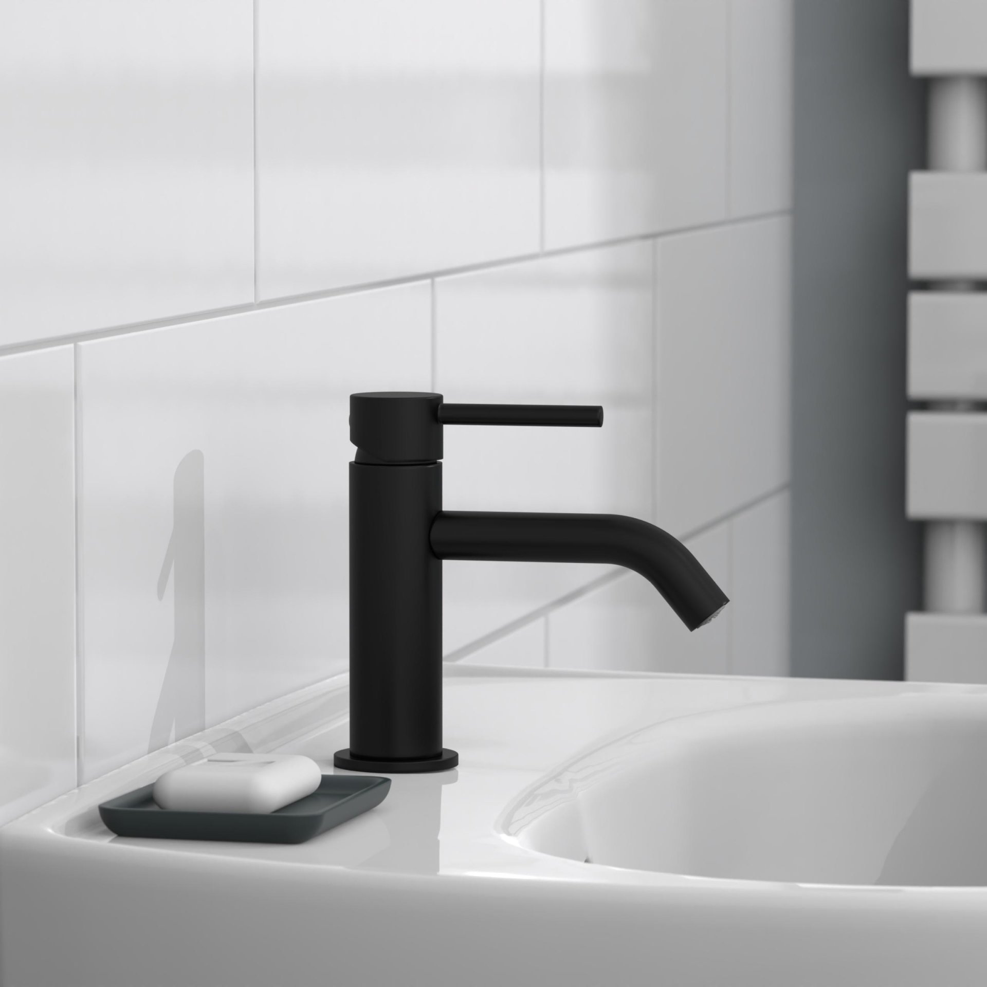 SCHÜTTE ARAGON Standventil, Schwarz matt