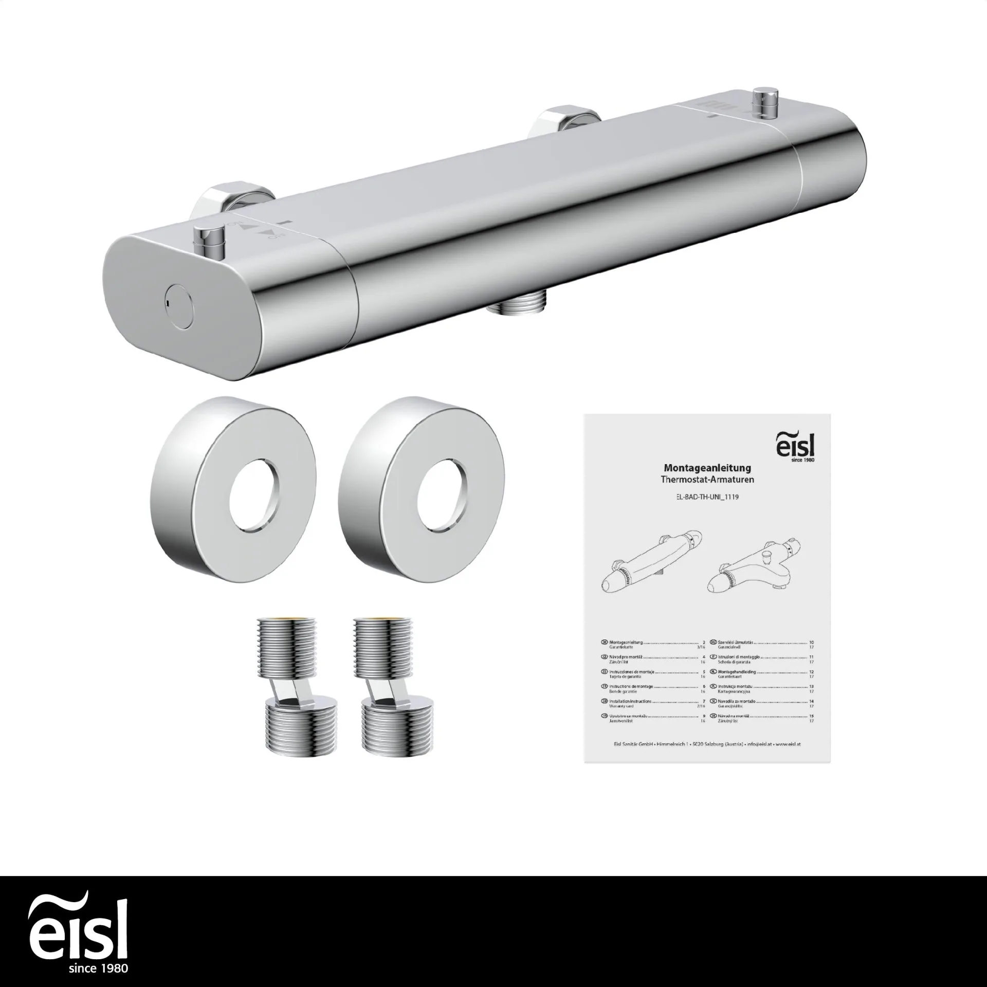EISL CARNEO Duschthermostat, Chrom