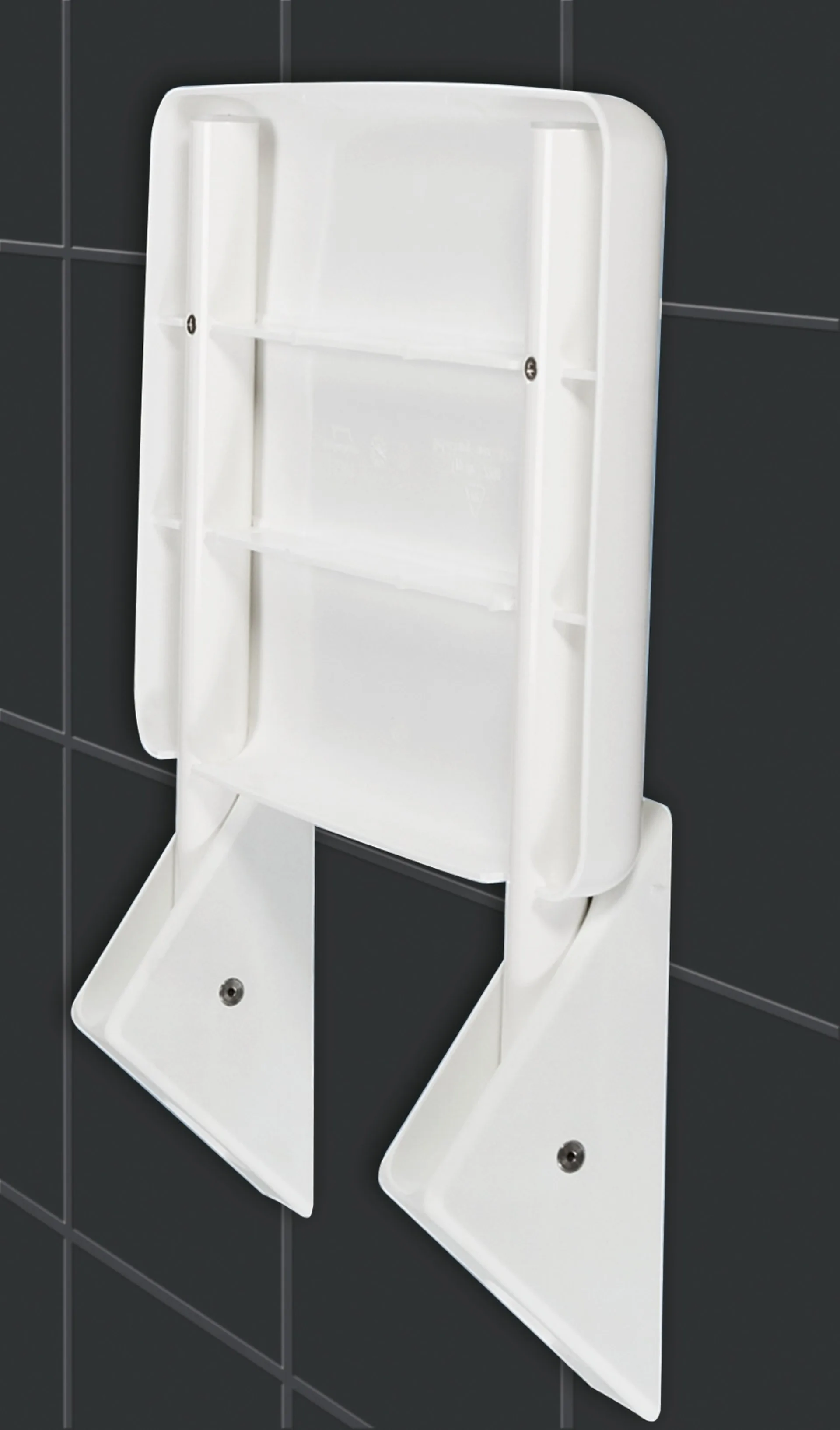 WENKO SECURA Duschklappsitz, Weiß