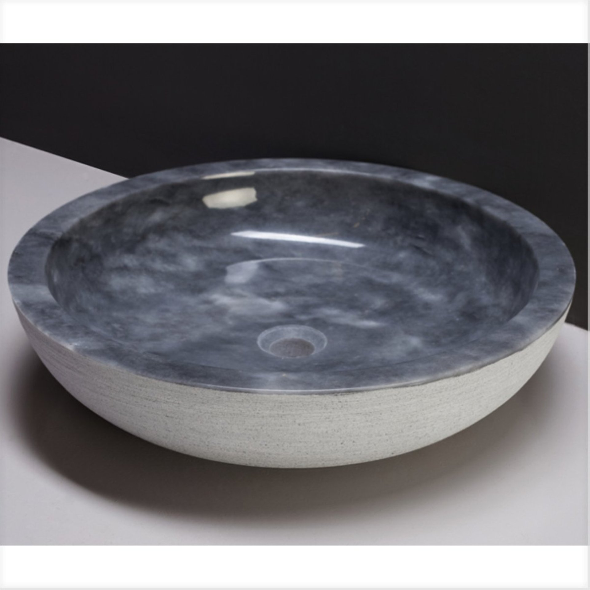 Waschbecken Naturstein VERONA XL (50 cm) Marmor, 100066