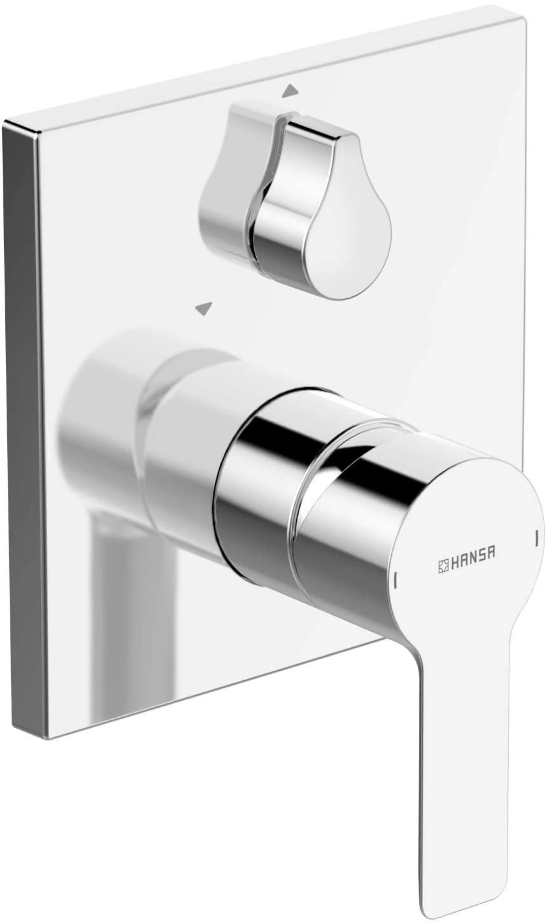 HANSA HANSALIGNA Badewannenarmatur, Chrom, eckig, Unterputz