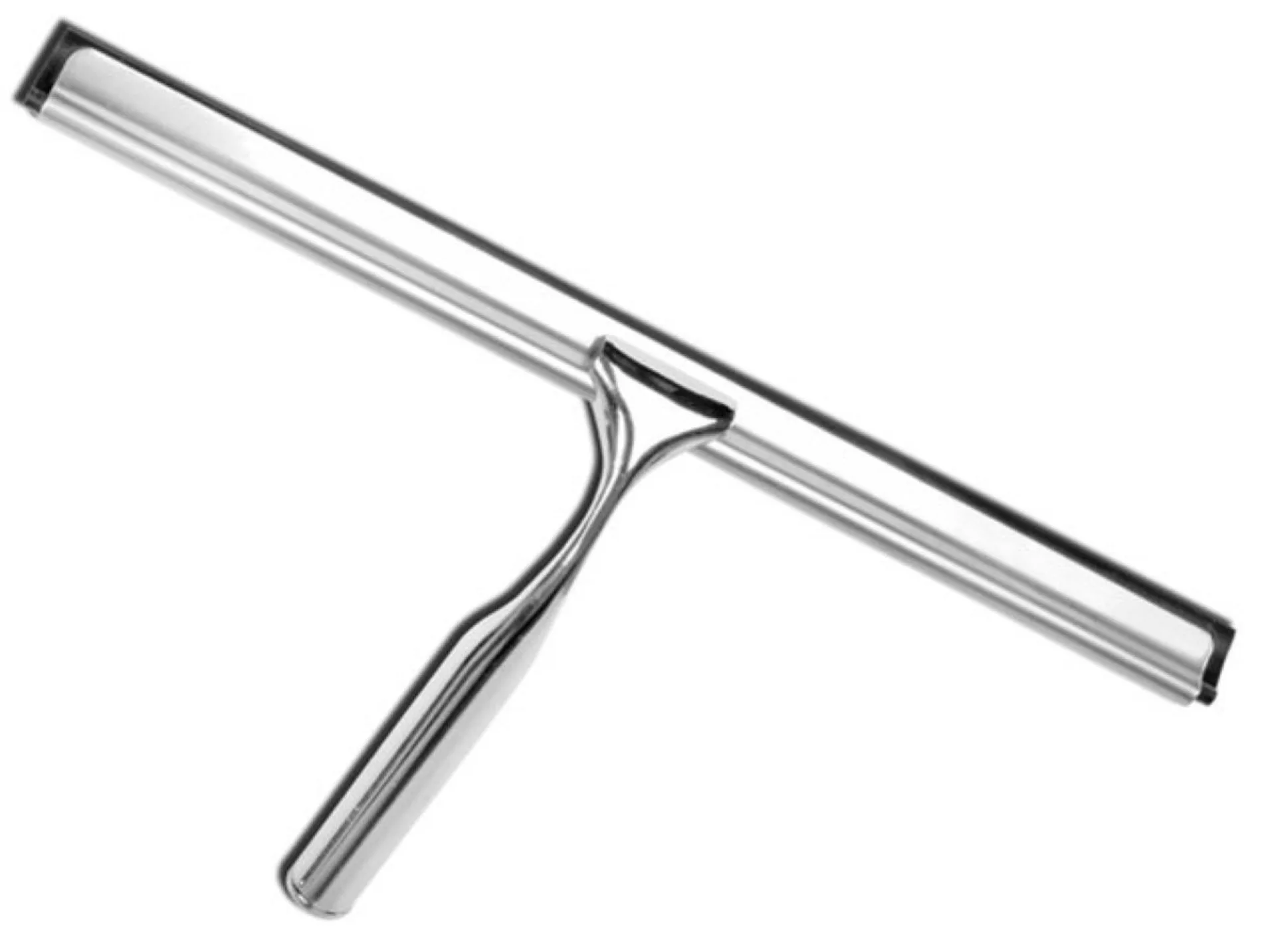 FACKELMANN Duschabzieher 30 cm breit, Chrom glänzend, aus Edelstahl