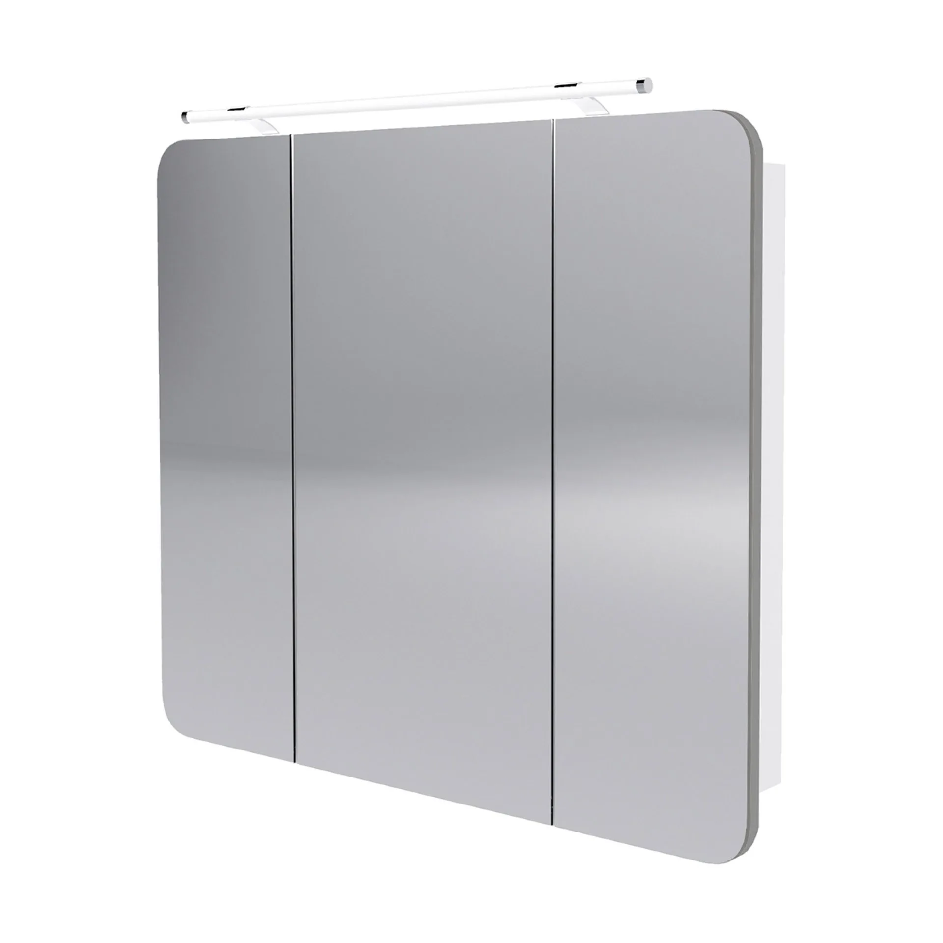 FACKELMANN MILANO LED Spiegelschrank 90 cm breit, Weiß