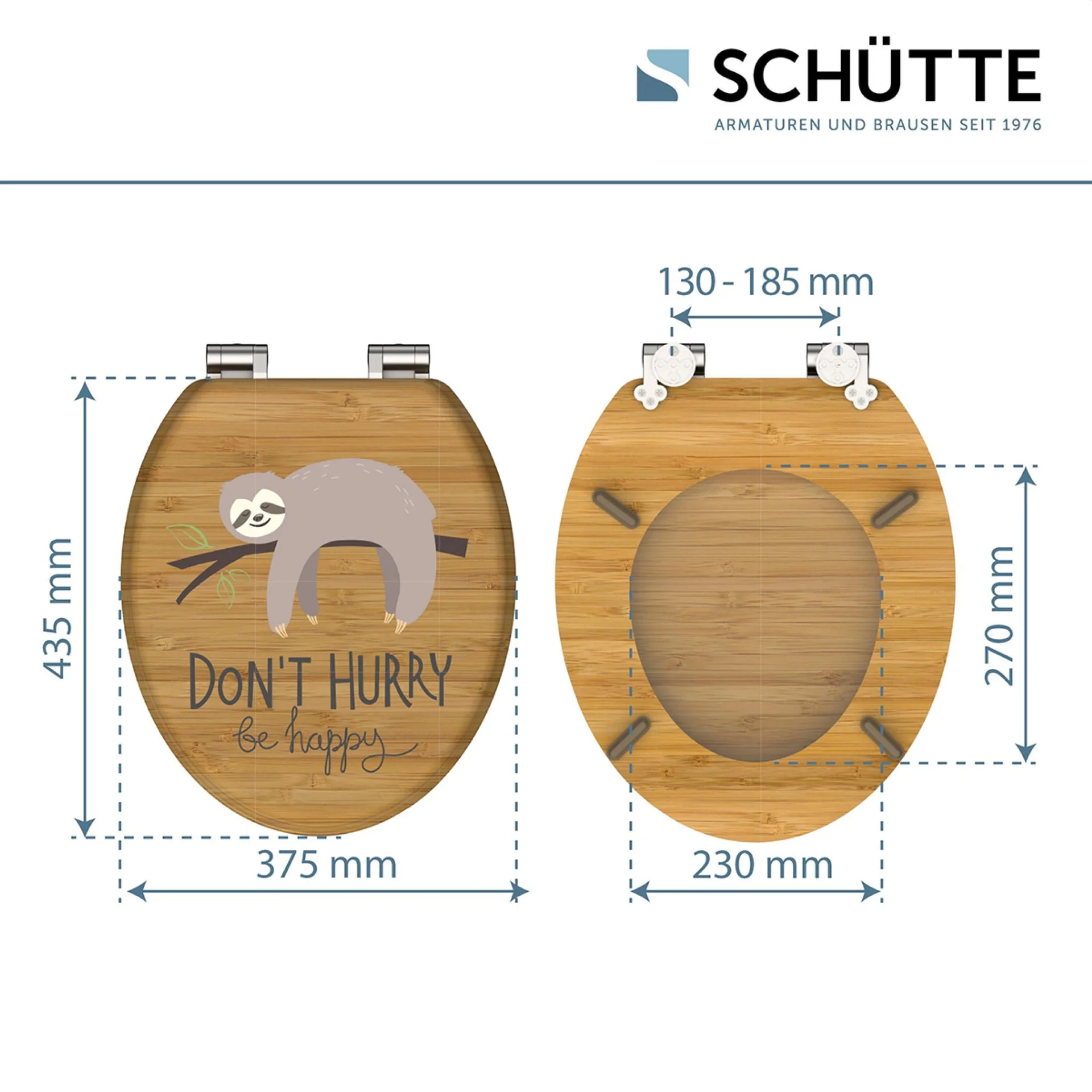 Schütte DONT HURRY WC-Sitz, mit Absenkautomatik