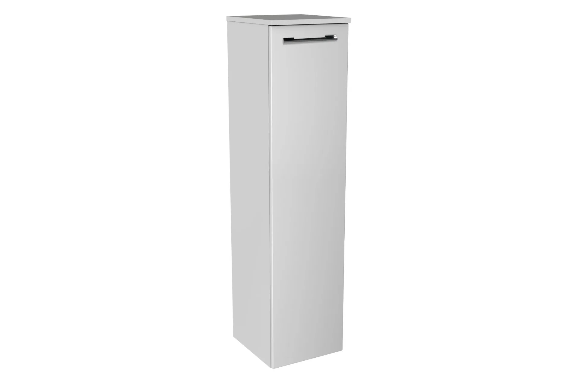 LANZET Midischrank 30 cm breit, Weiß, Türanschlag links