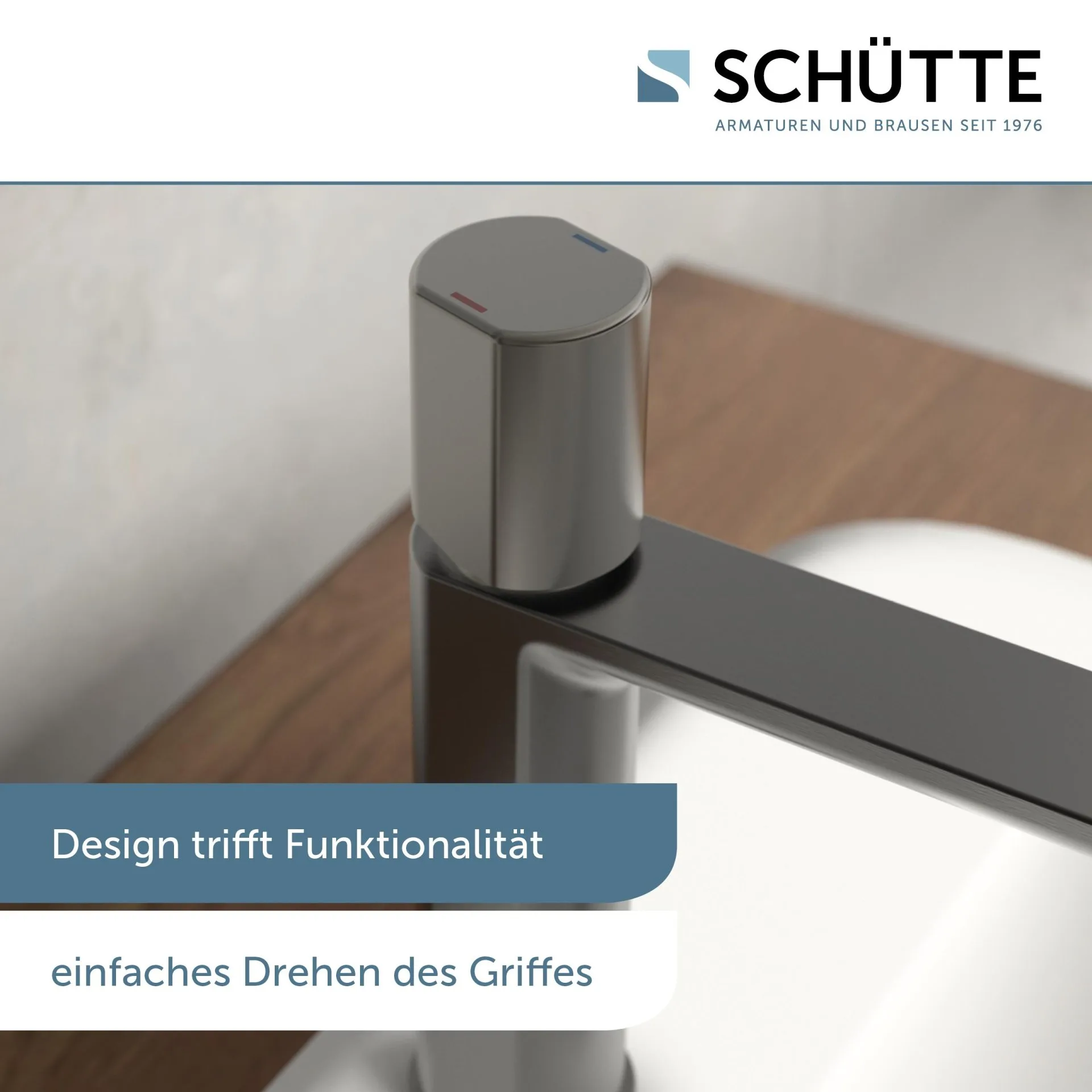 Schütte NEW YORK Waschtischarmatur, Graphit matt