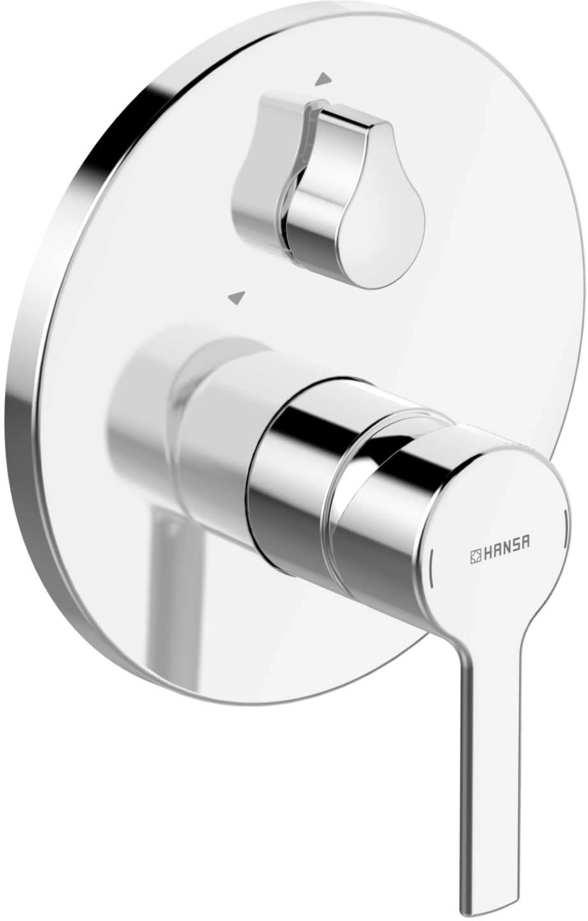 HANSA HANSARONDA Badewannenarmatur, Chrom, rund, Unterputz