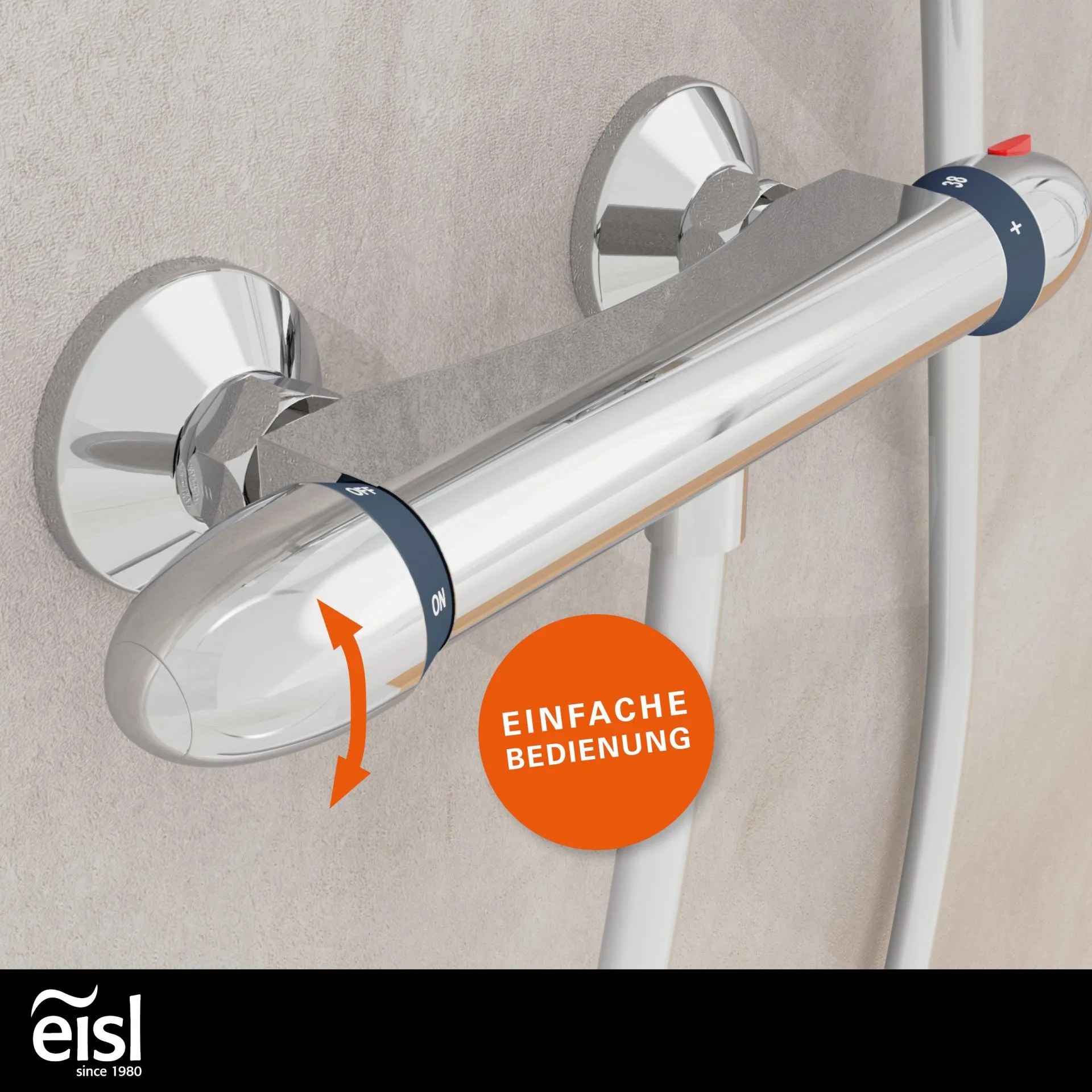 EISL VITAL Duschthermostat, Chrom