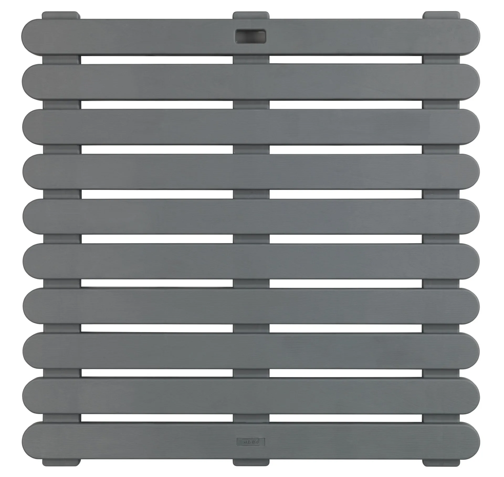 WENKO INDOOR&OUTDOOR Badematte 55 x 55 cm, Grau