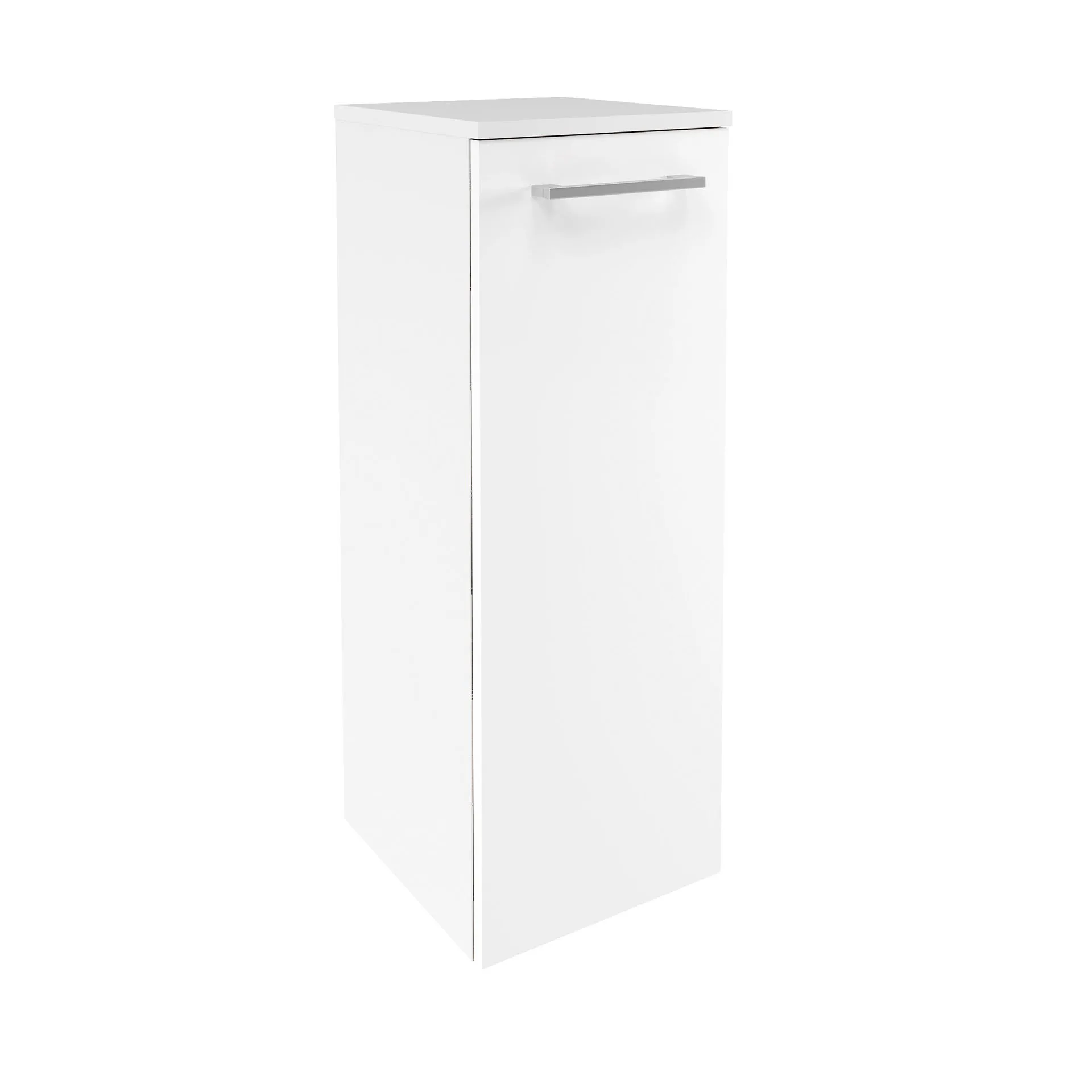 FACKELMANN VERONA Midischrank 30 cm breit, Weiß Hochglanz, Türanschlag rechts