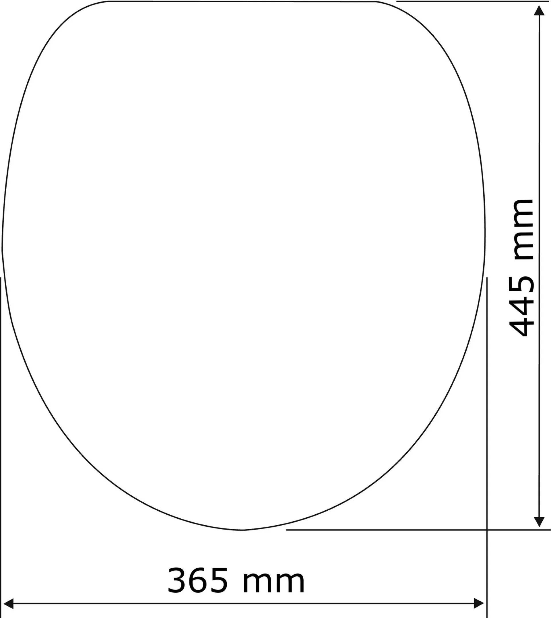 WENKO AFFE WC-Sitz, Grau/Schwarz, Duroplast