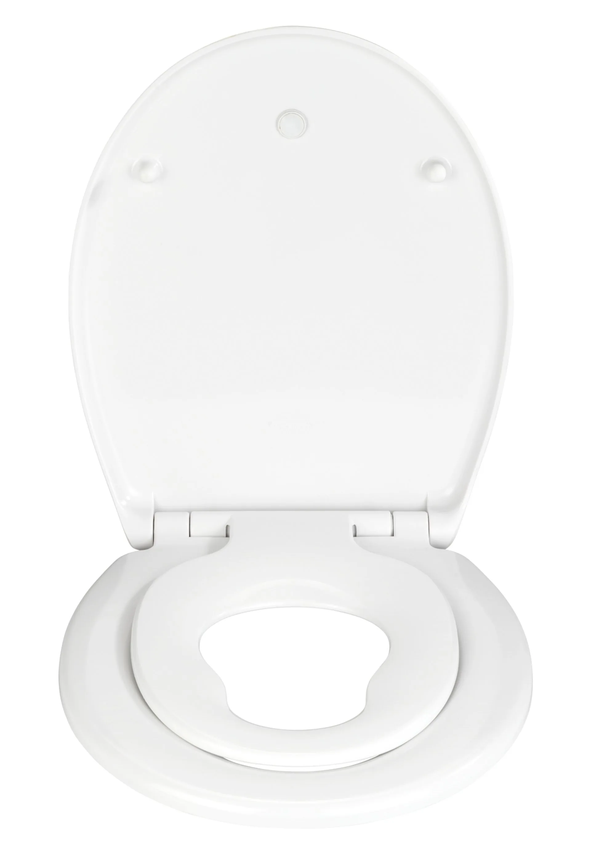 WENKO DELOS FAMILY WC-Sitz, Weiß, Duroplast, mit Absenkautomatik