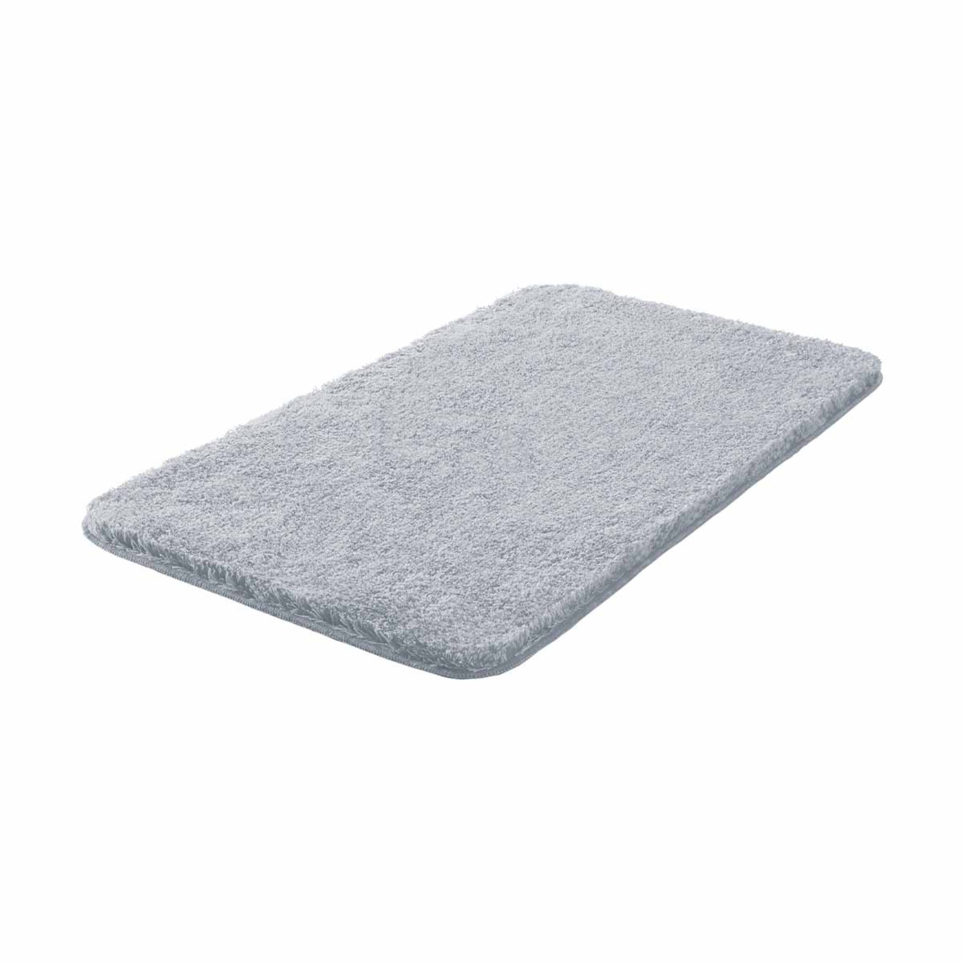 GRUND MELANGE Badematte 70 x 120 cm Silber