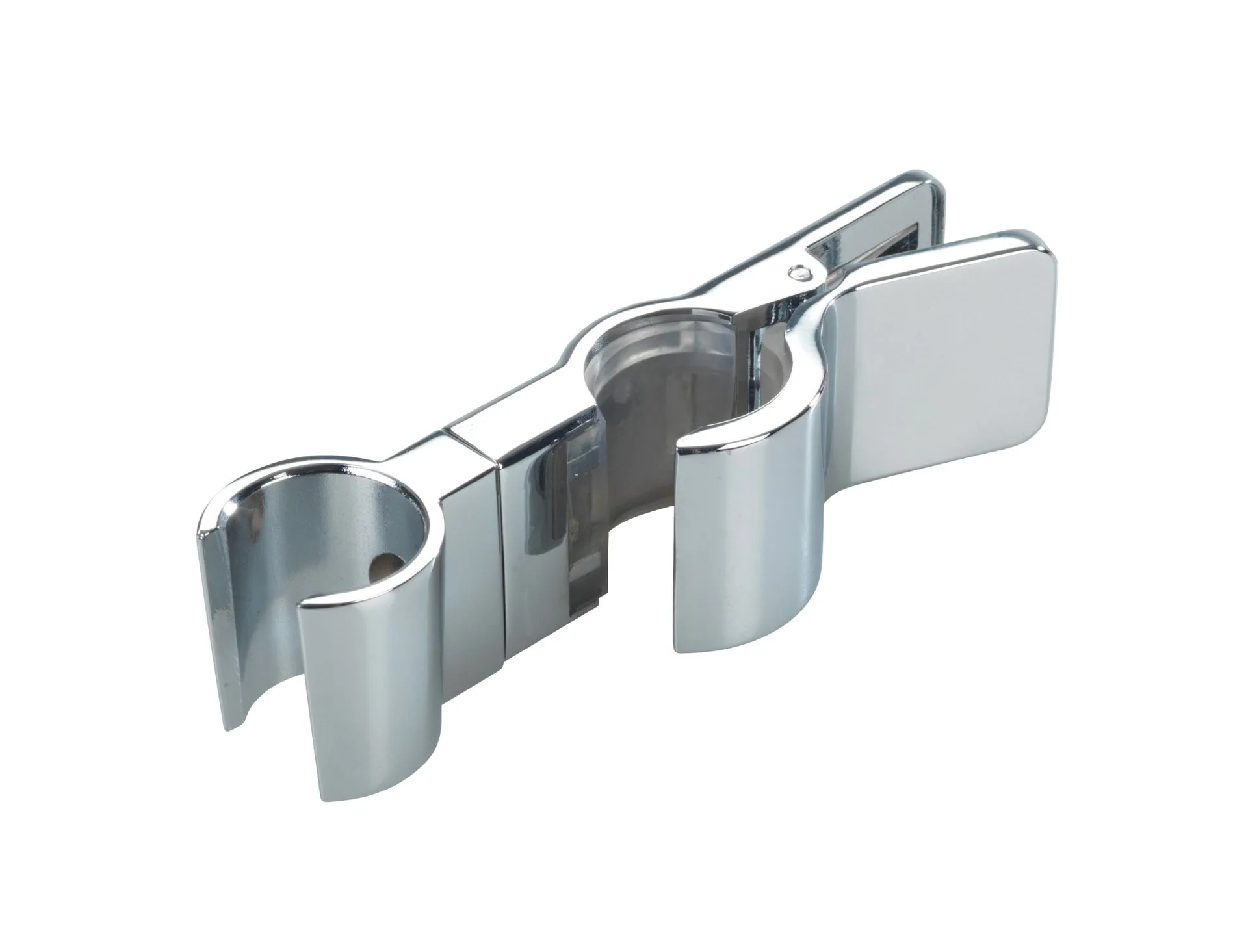 WENKO Duschkopfgleiter, Chrom, zum Klemmen, Metall