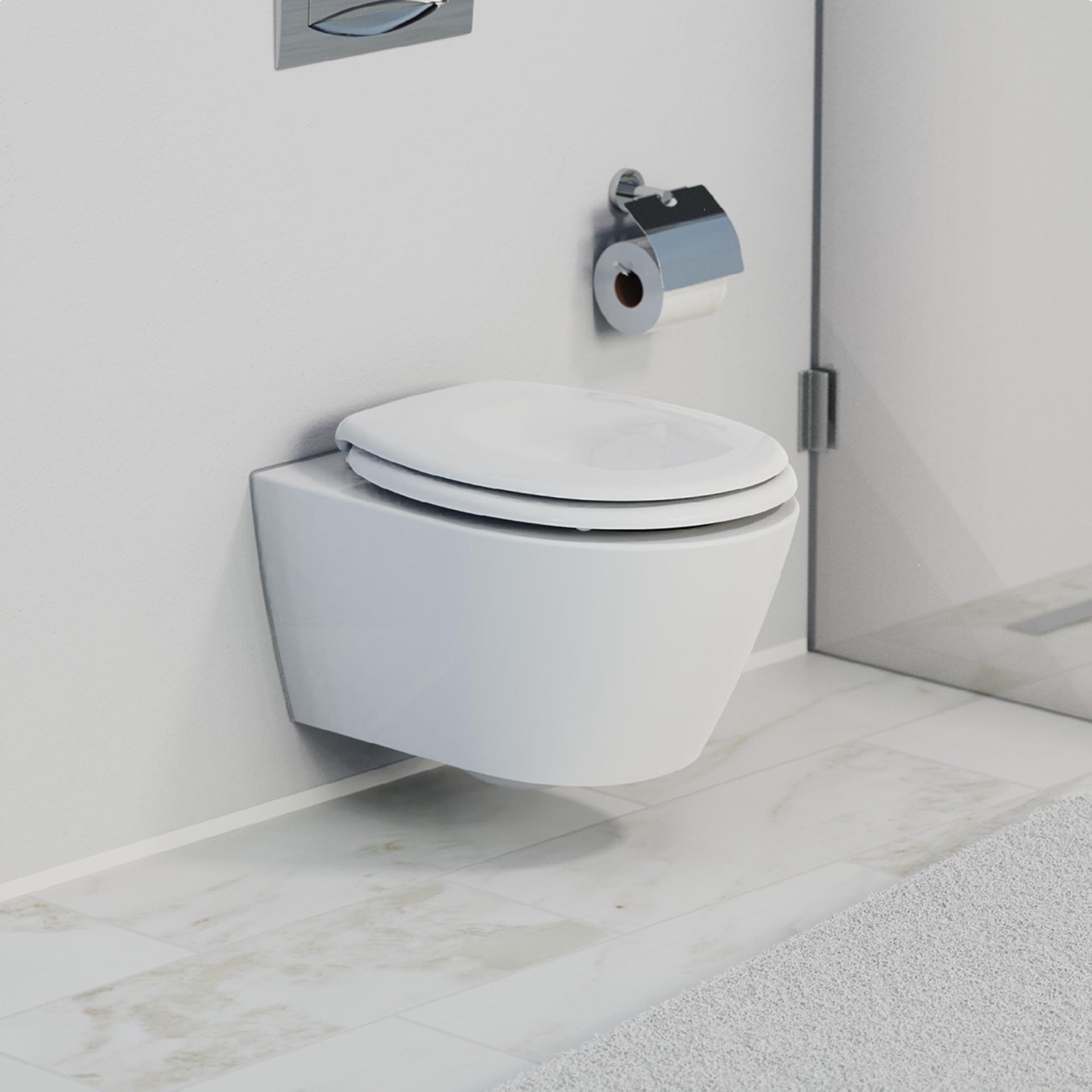 Schütte WHITE WC-Sitz, Duroplast