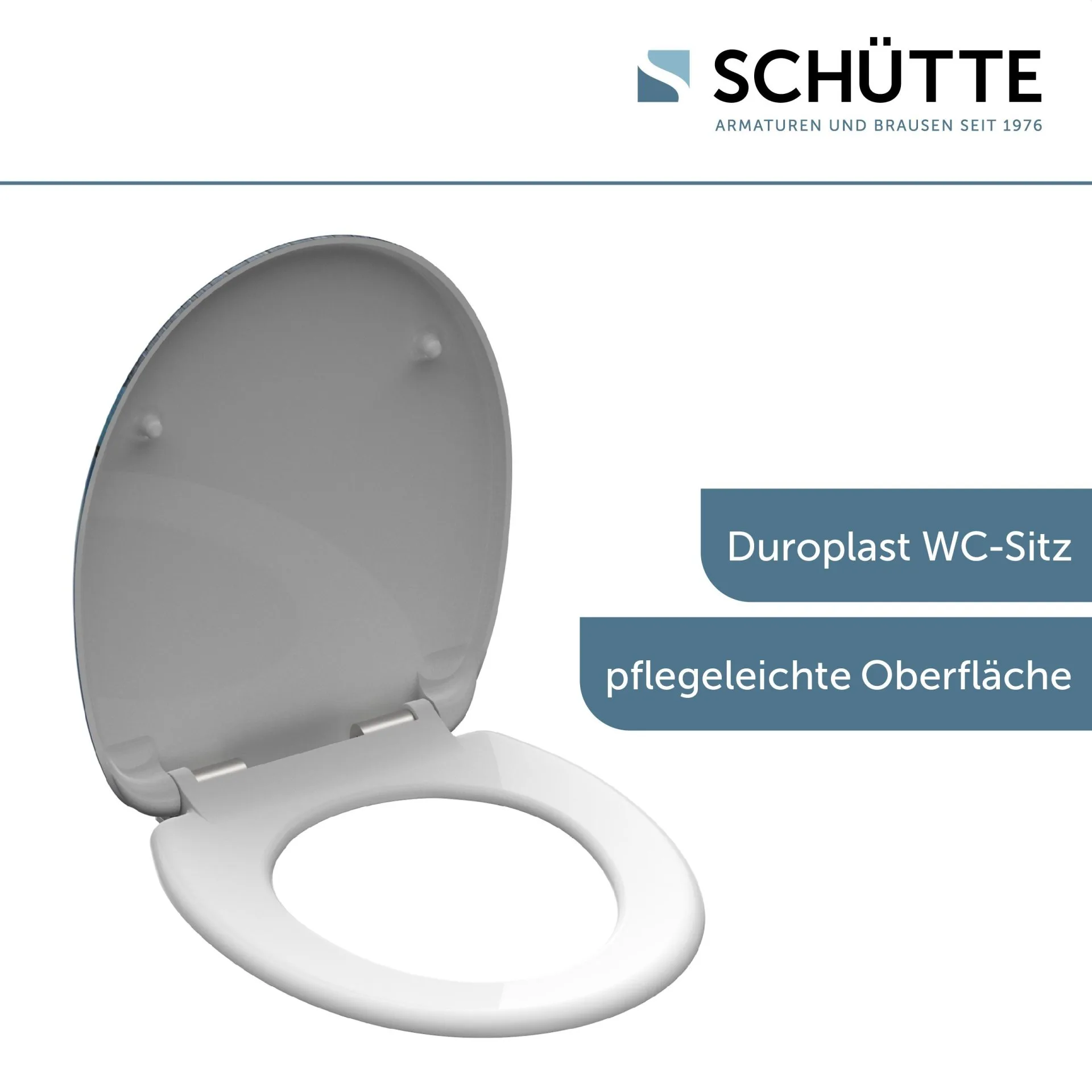 SCHÜTTE OFFLINE WC-Sitz, Kunststoff, mit Absenkautomatik