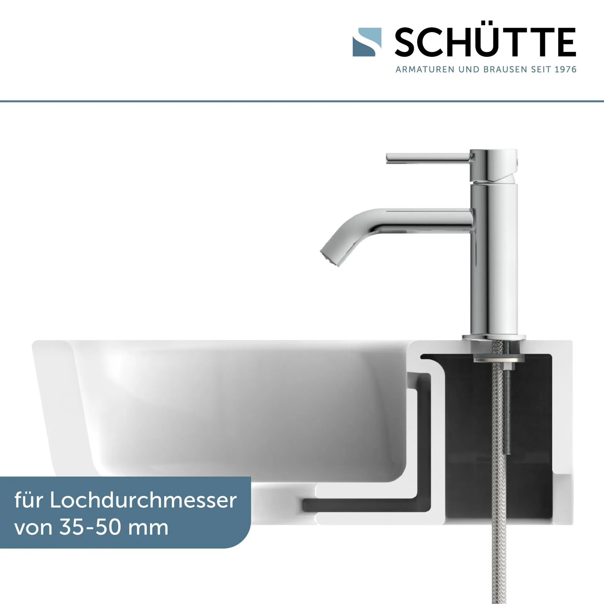 SCHÜTTE ARAGON Standventil, Chrom