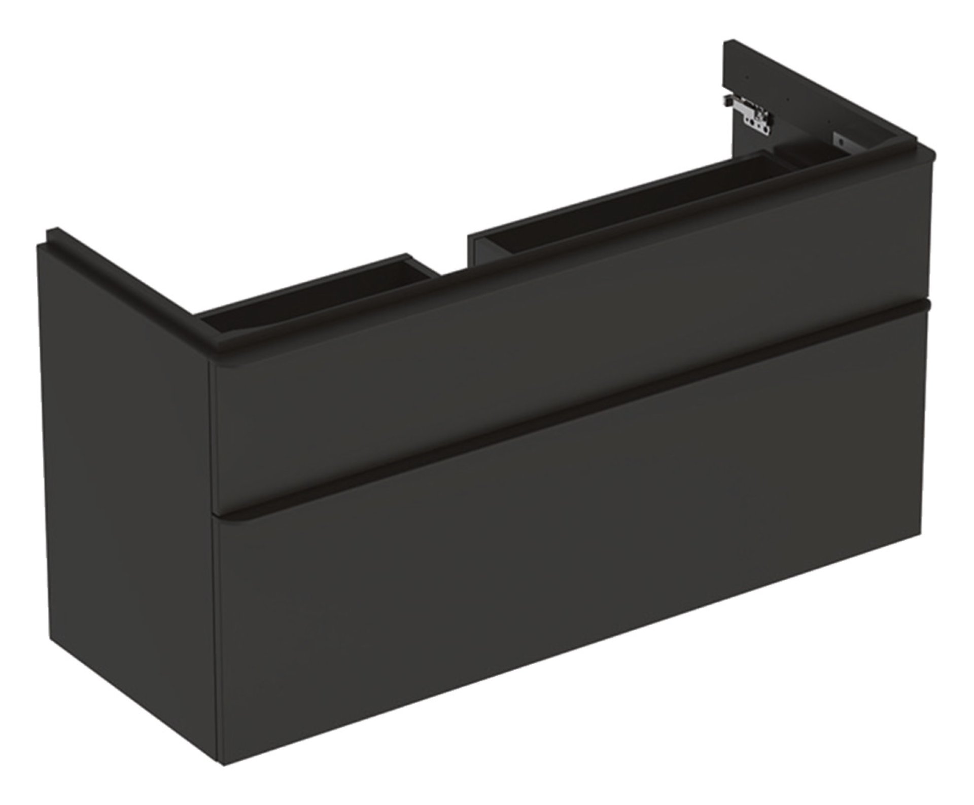 GEBERIT SMYLE SQUARE Waschbeckenunterschrank 118,4 cm breit, Anthrazit