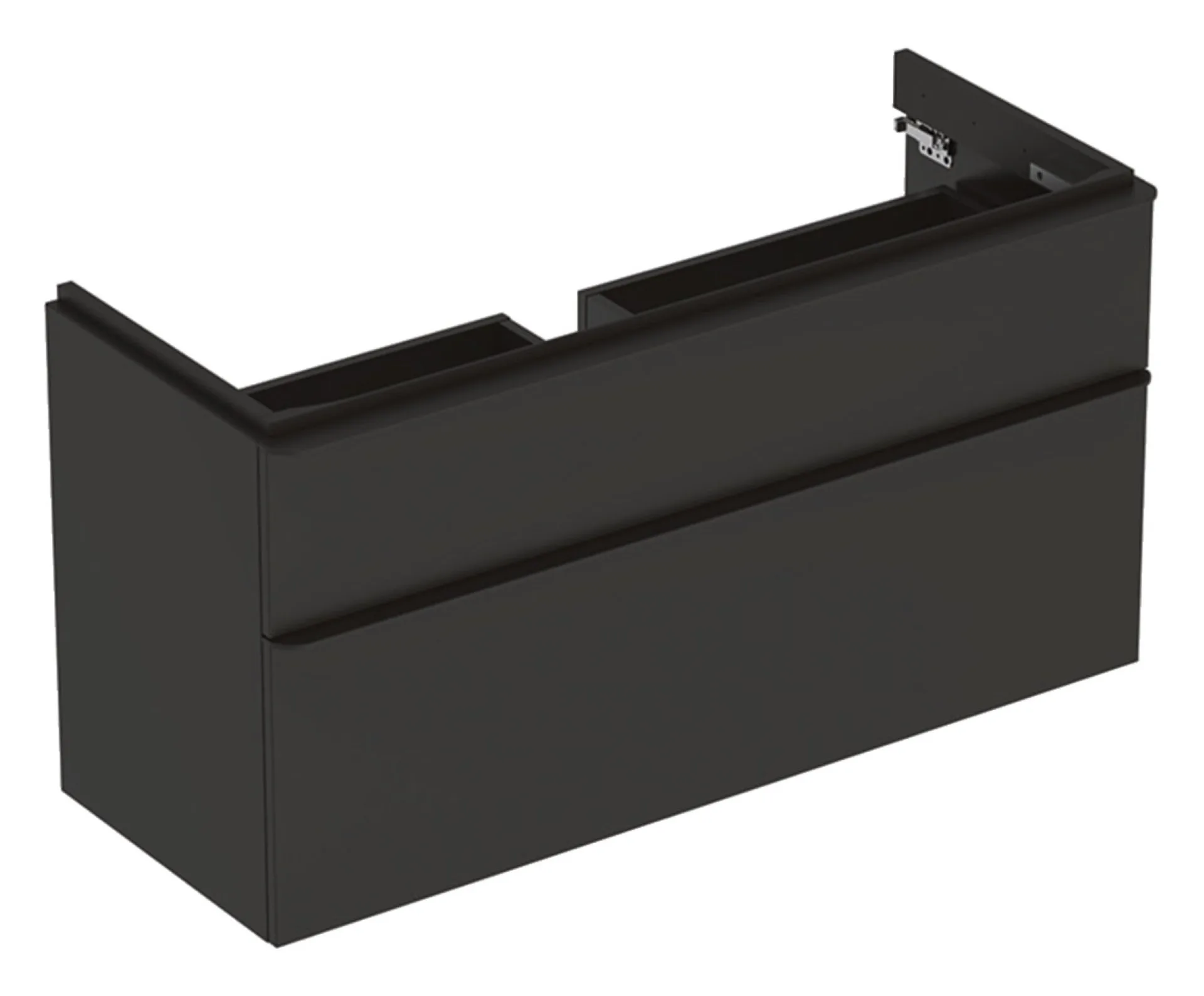 GEBERIT SMYLE SQUARE Waschbeckenunterschrank 118,4 cm breit, Anthrazit