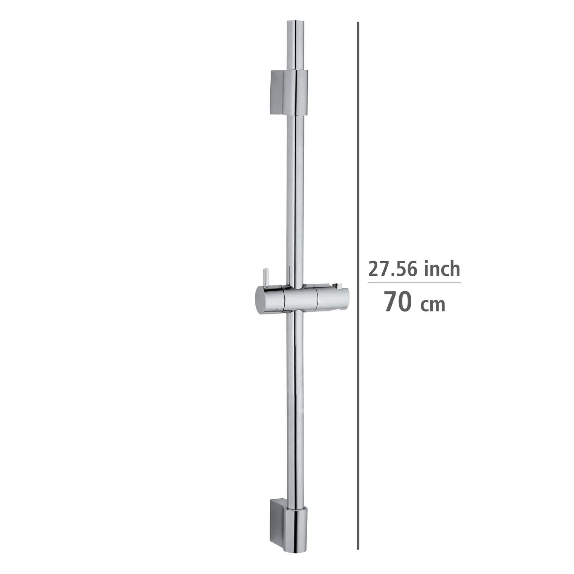 WENKO CLASSIC Duschstange 70 cm, Chrom