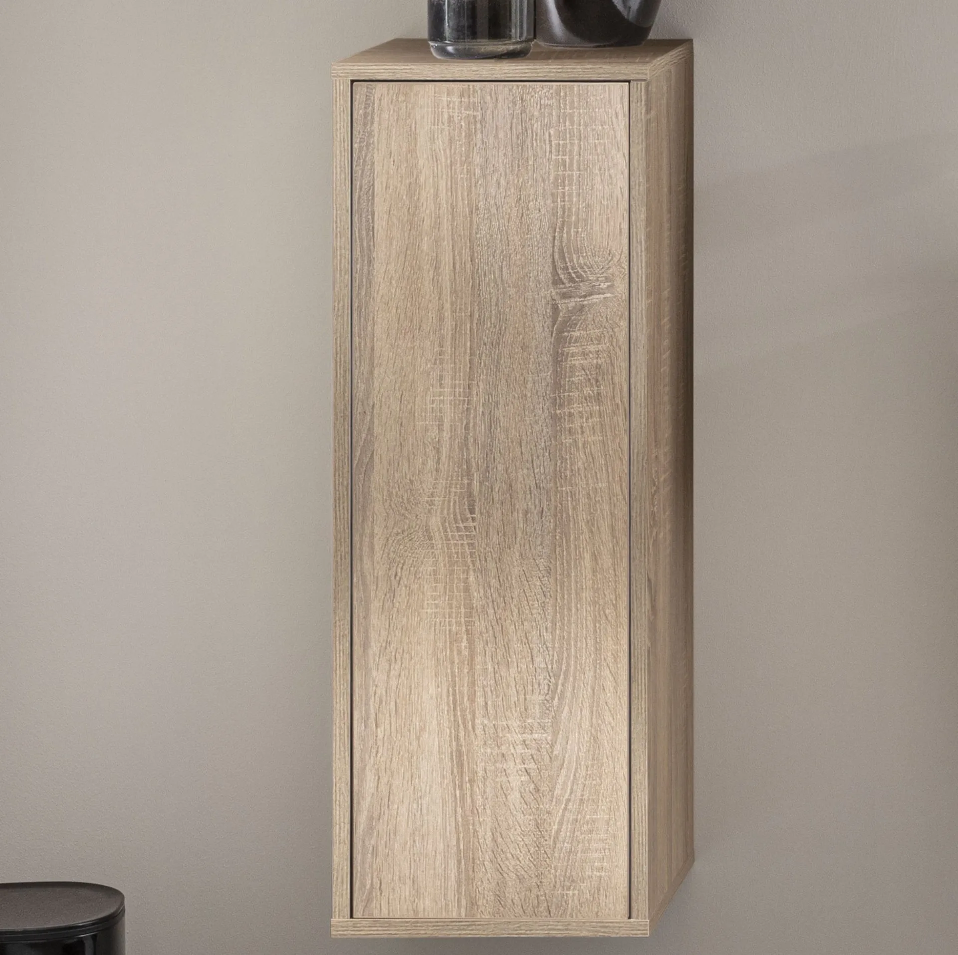 FACKELMANN COMPACT LINE Midischrank 30 cm breit, Braun