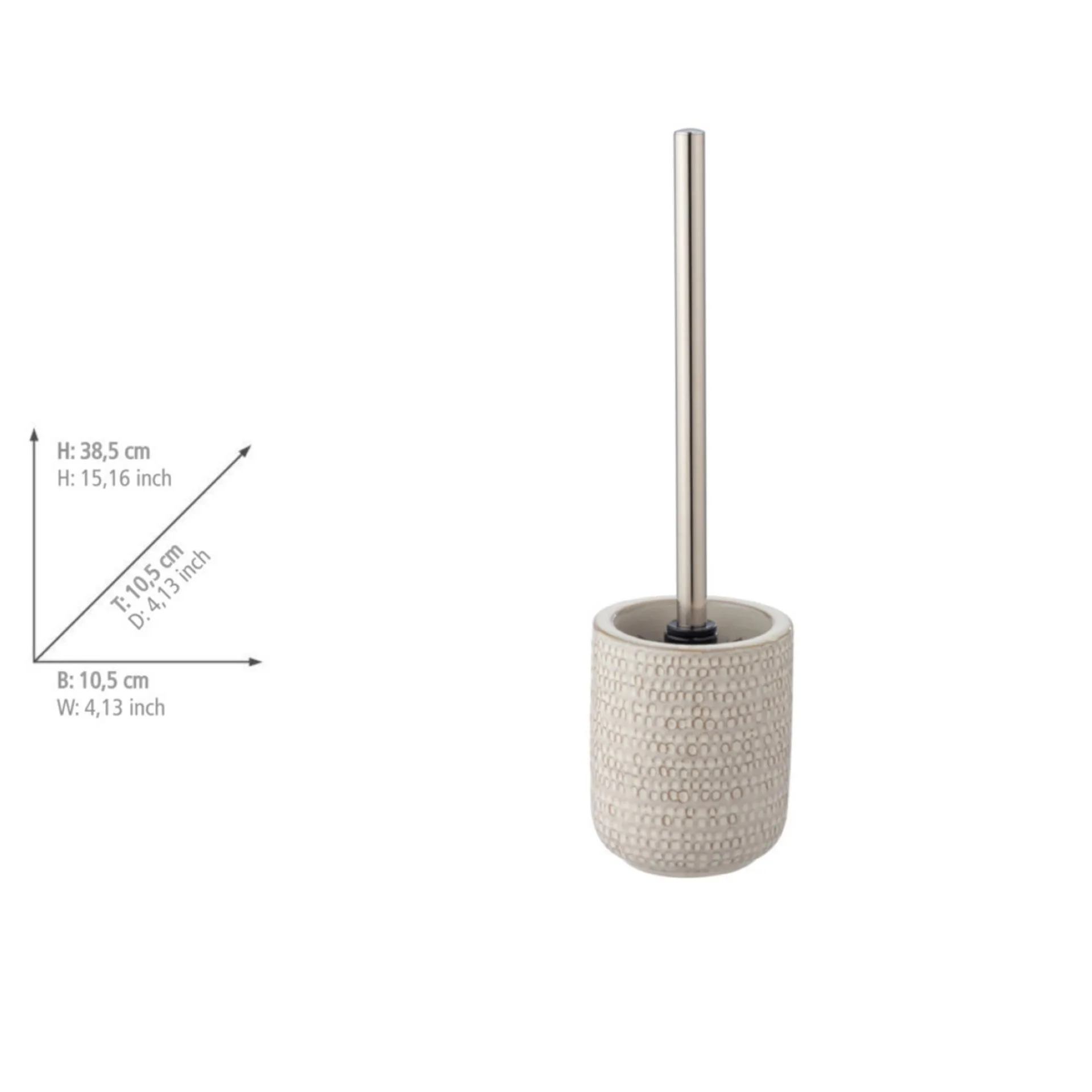 WENKO PERGOLE WC-Garnitur, Beige, Keramik