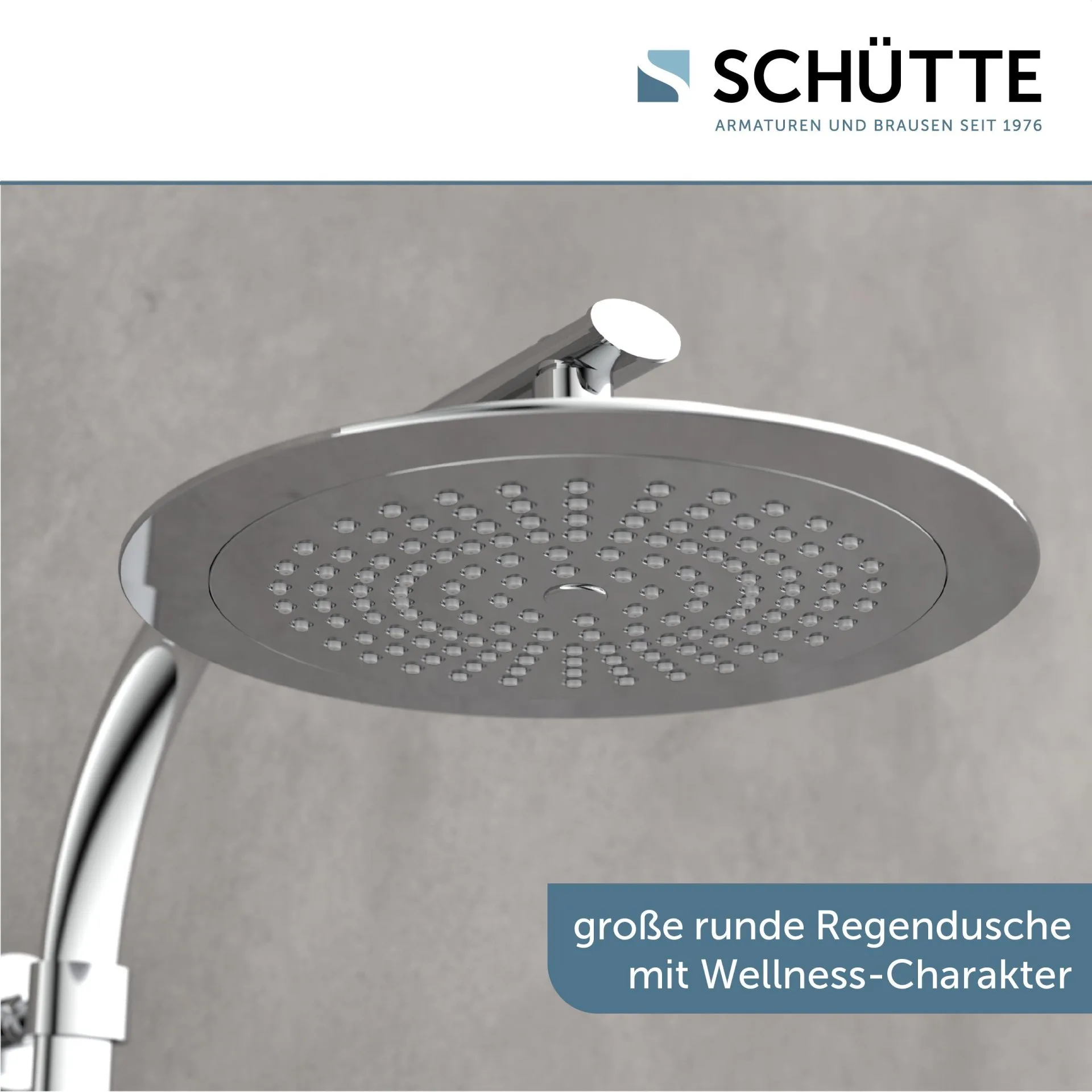 SCHÜTTE MADURA FRESH Überkopf-Brauseset, Chrom, mit Thermostat