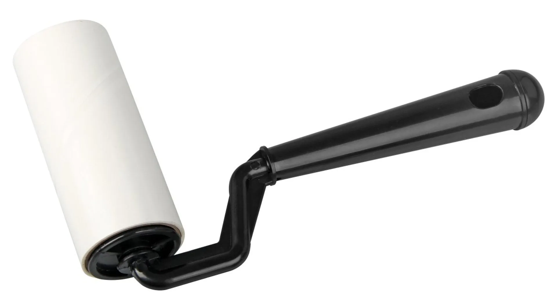 FACKELMANN ERGONOMIC Fusselrolle, Schwarz, 24 Blatt, hängbar, ergonomisch