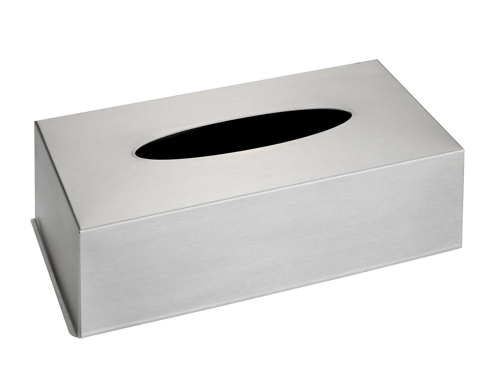 WENKO Kosmetiktücherbox, Silber, Edelstahl rostfrei