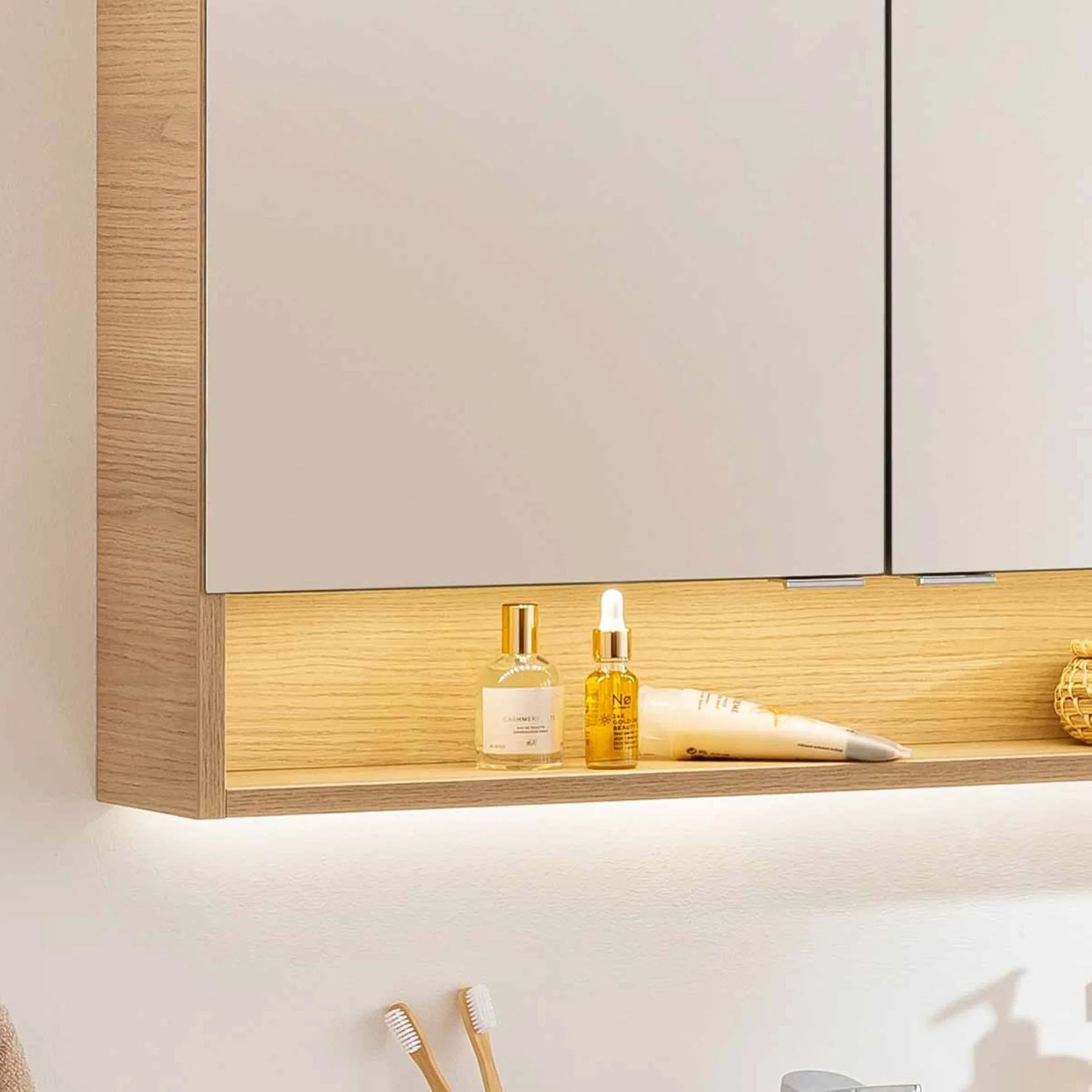 FACKELMANN B.STYLE LED Ambientebeleuchtung 80 cm breit, für Spiegelschrank